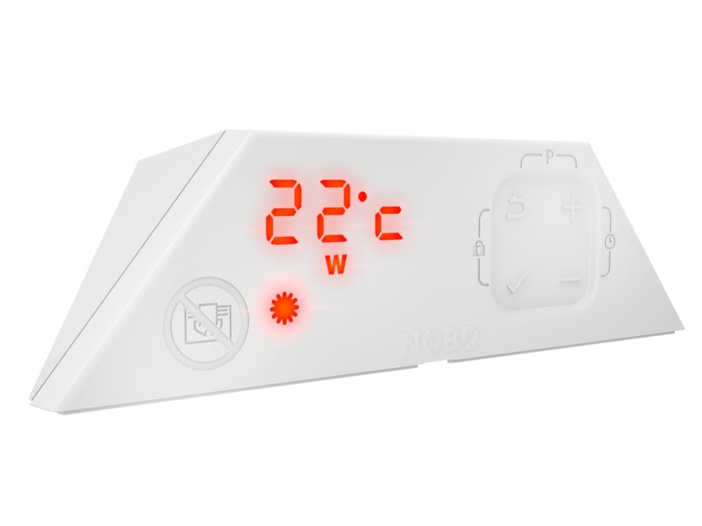 Nobø Ncu-2te Control Unit White - Elektrische Heizung