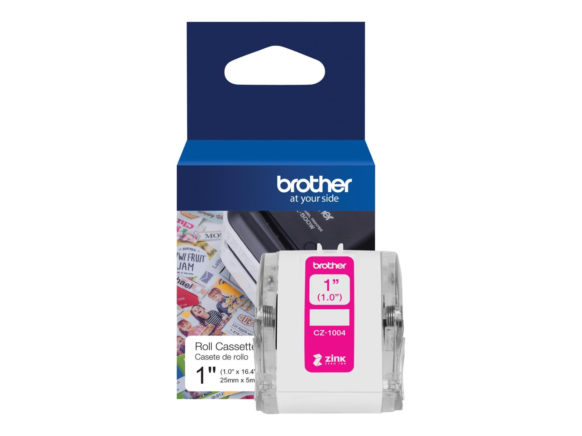 Brother Cz-1004 - Continuous Labels - 1 Roll(s) - Roll (2.54 cm x 5 m) - Papier Fotopapier Und Etiketten