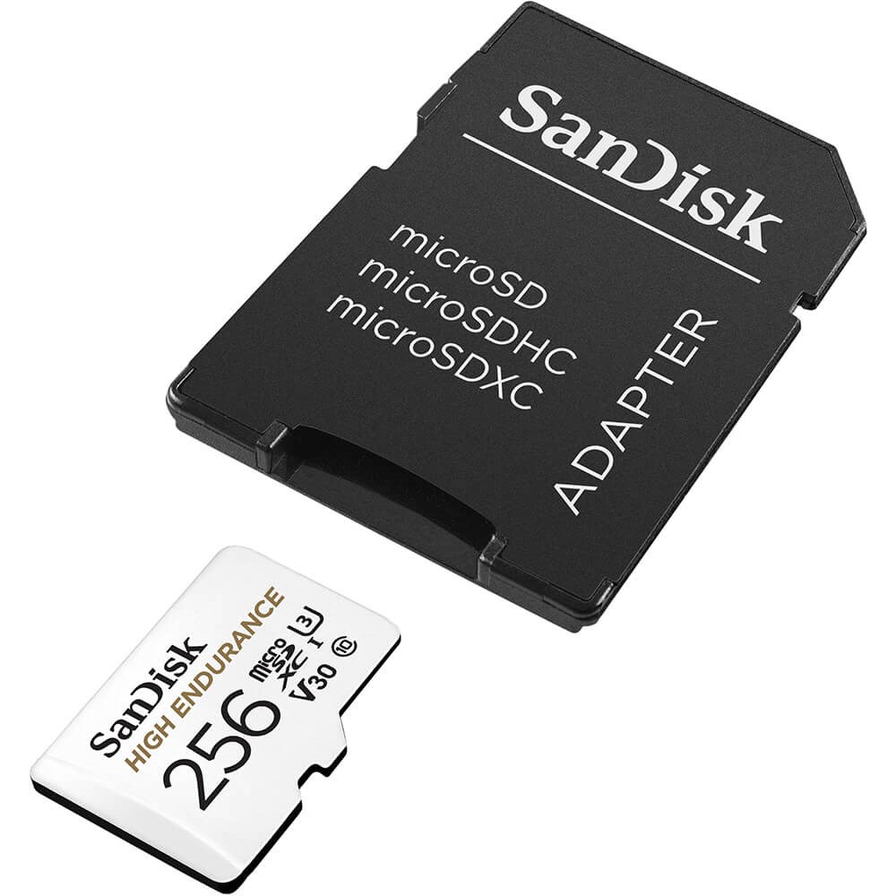 Sandisk High Endurance Microsd/sd - 100mb/s - 256gb - Speicherkarten