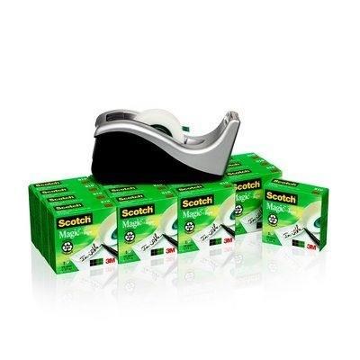 3M Table Dispenser C60 +16 Pcs.19mmx33m Black - Klebeband Und Kleber 7100040324