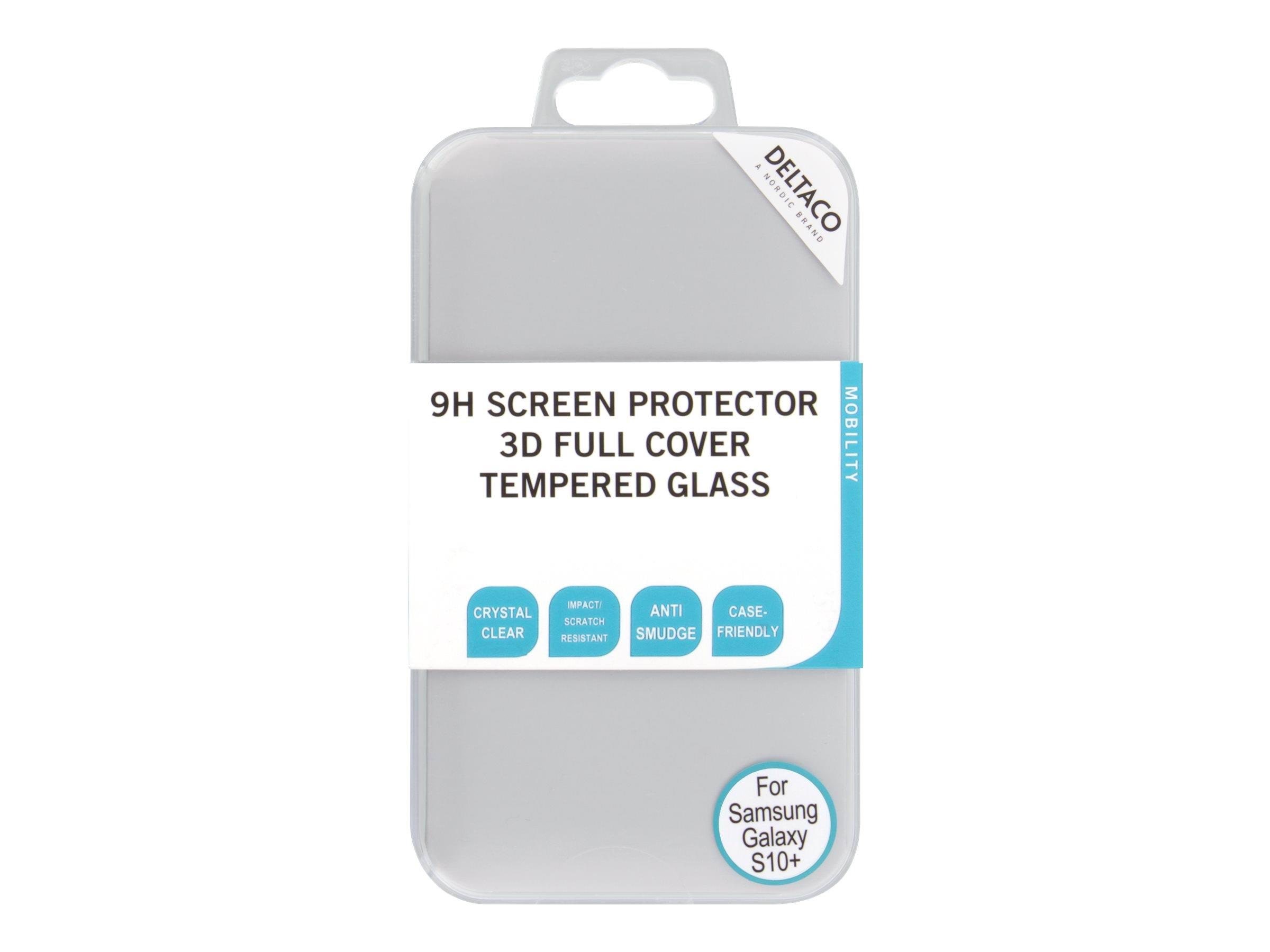 Deltaco Screen Protector Galaxy S10+ 3D Curved - Handys Schutzfolie