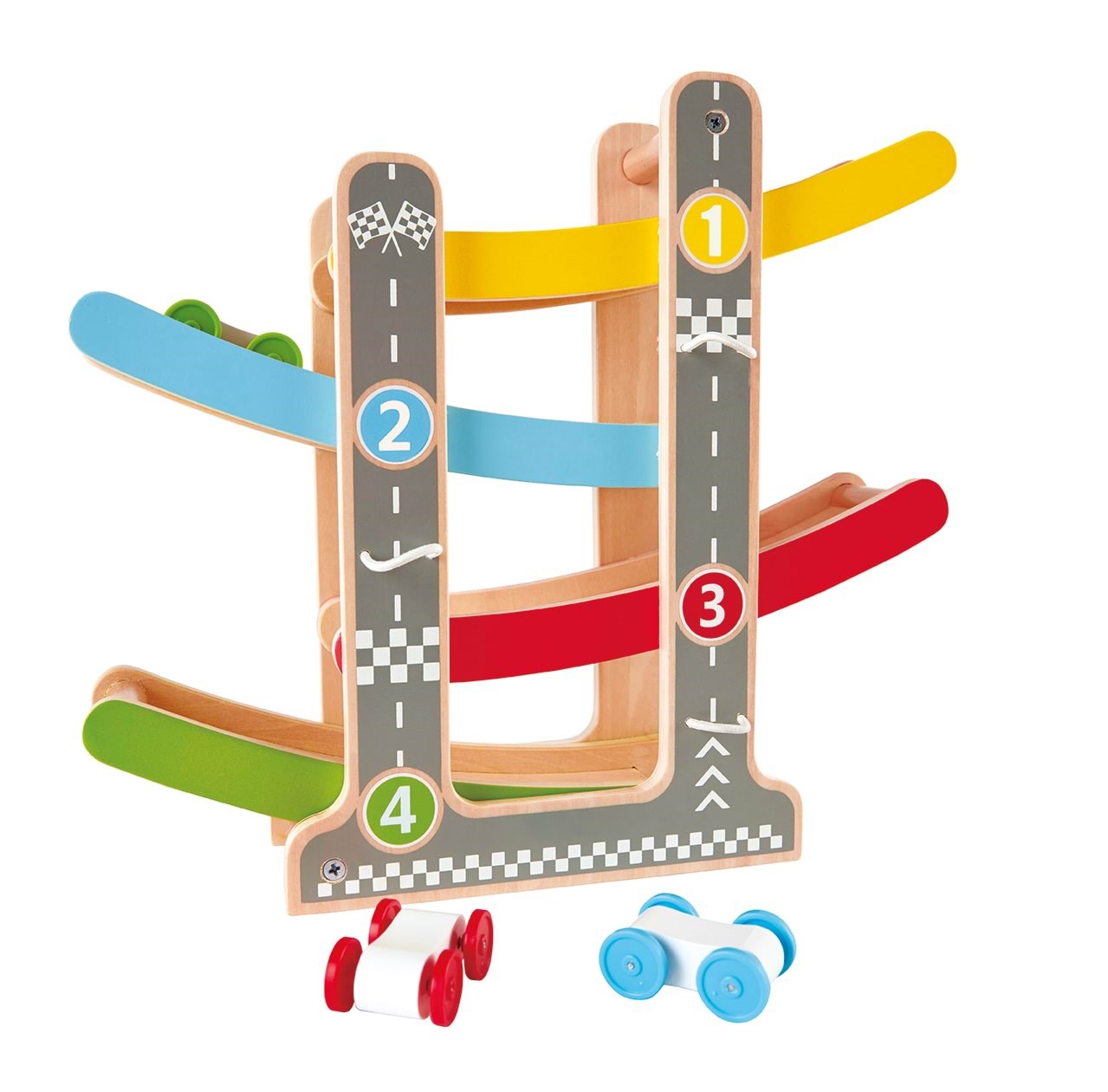 Hape Schnell-flip-rennstrecke - Holzspielzeug