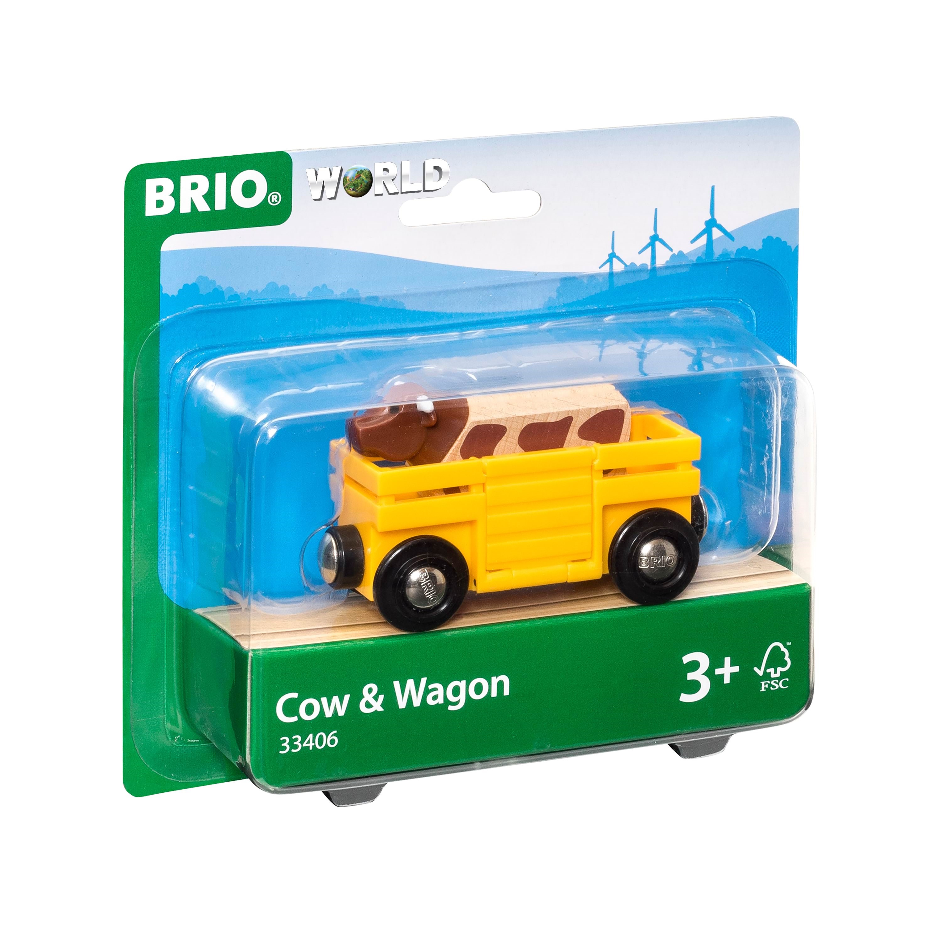 Brio Cow & Wagon - Brio Train 33406