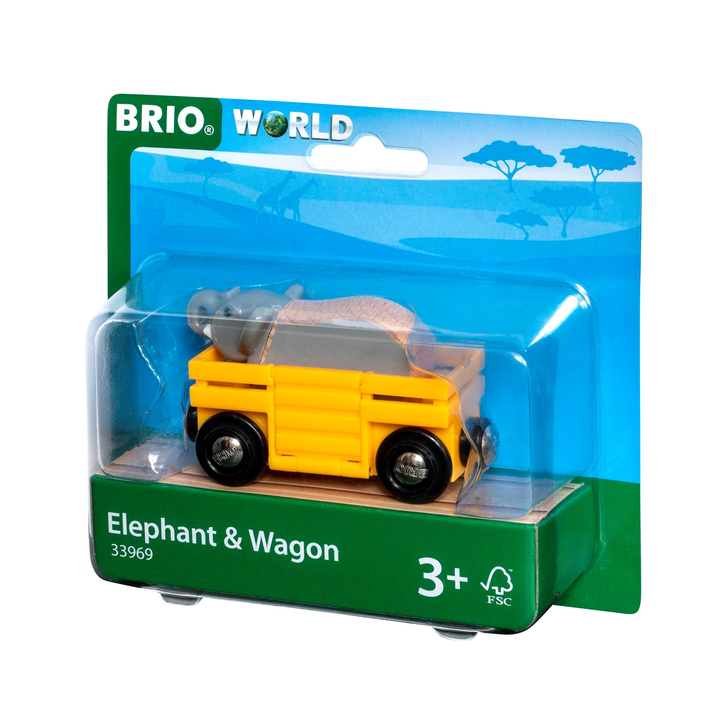 Brio Elephant And Wagon - Brio Train 33969
