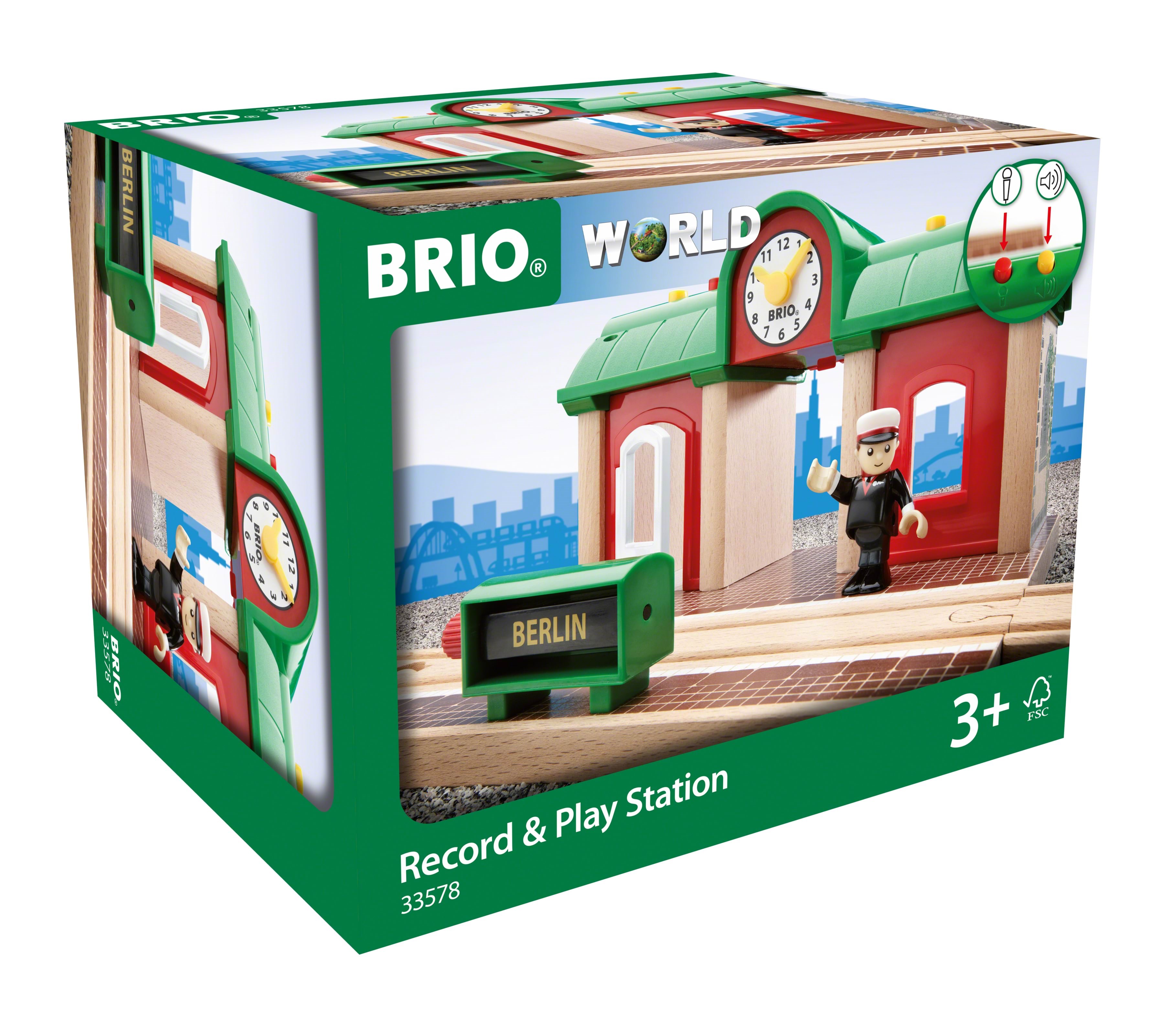 Brio Record & Play Station - Brio Train 33578