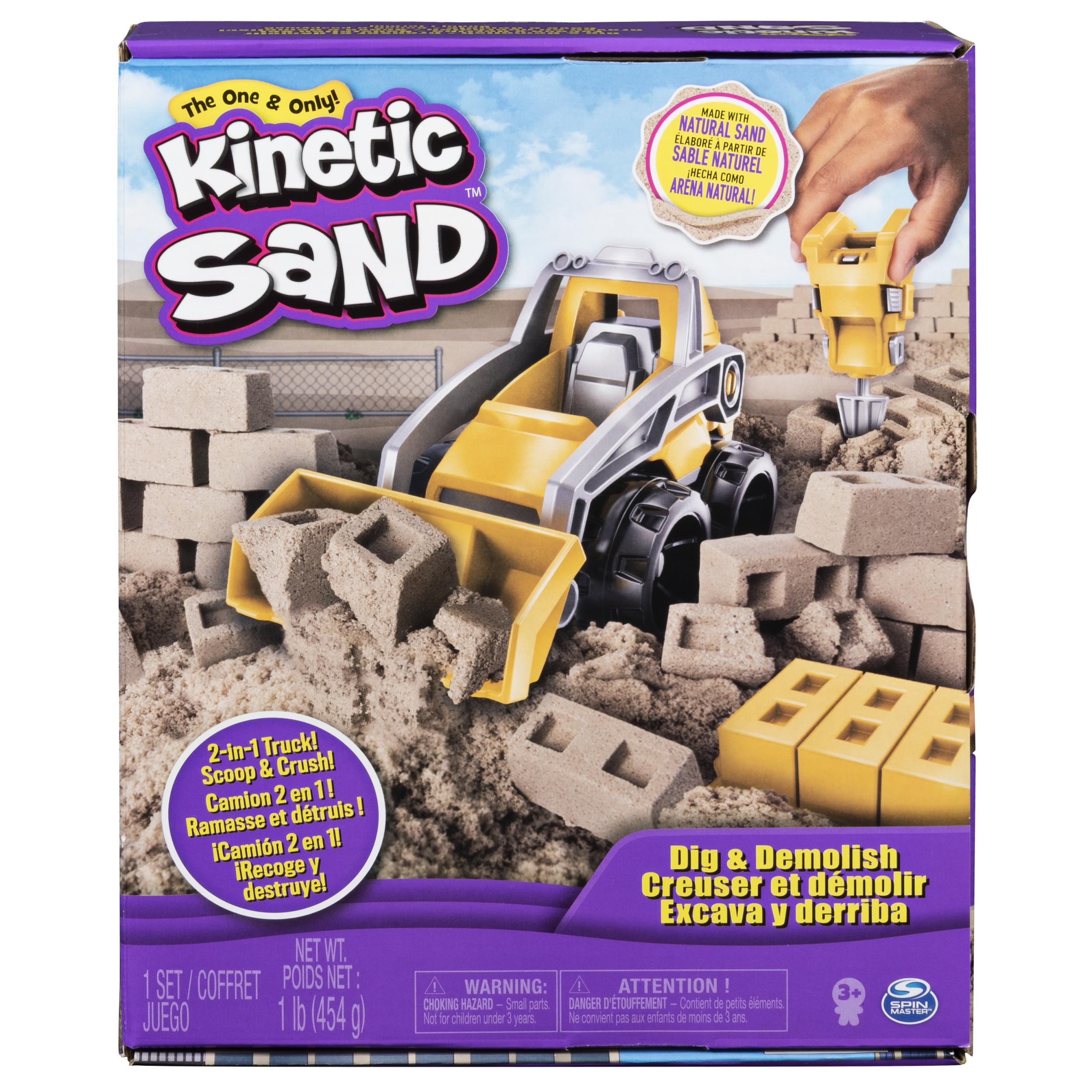 Kinetic Sand Graben & Zerstören Set - Kreativ Spiele