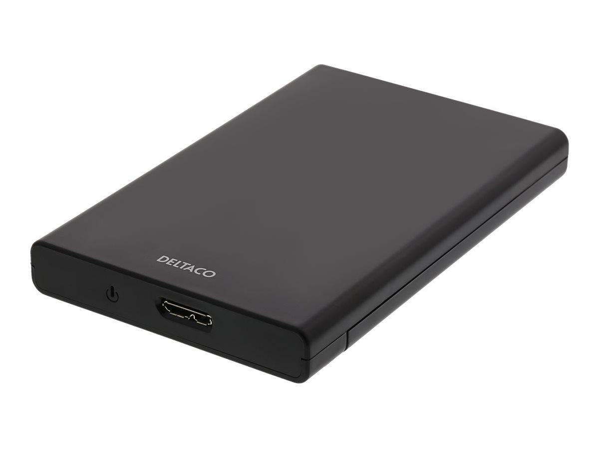 Deltaco Externt Hårdiskkabinett Usb 3.0 Skutbar - Festplatten Zubehoer