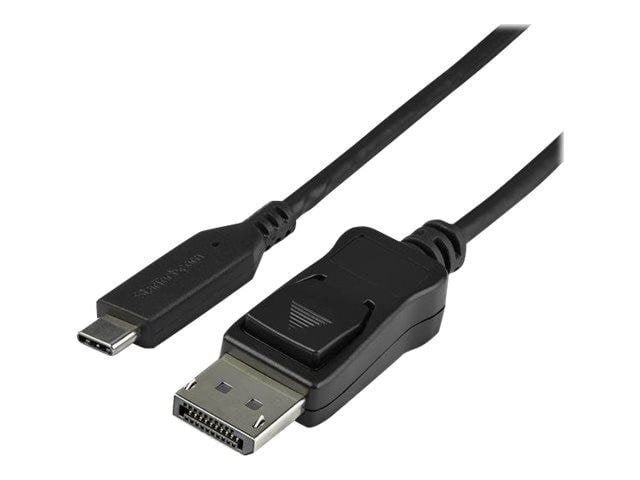 3.3 ft. (1 m) - Usb-c to Displayport Adapter Cable - 8K - Hbr3 - External Video Adapter - Black - Display Kabel Cdp2dp141mb