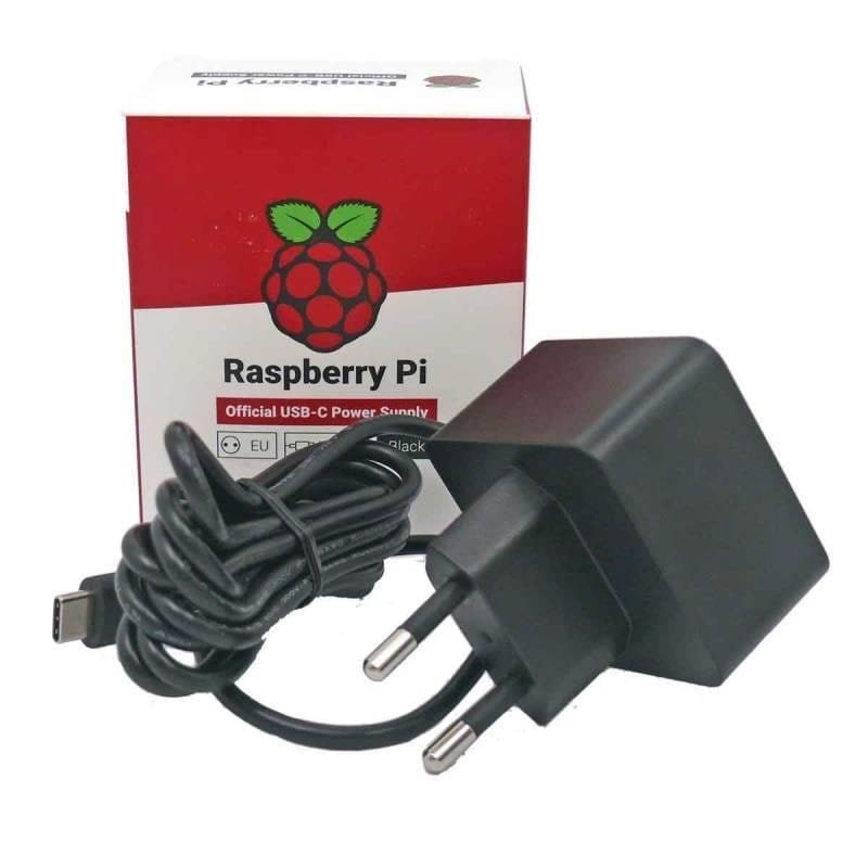 Raspberry Usb C Charger (3A) - Black - Handys Adapter Und Ladegeraete