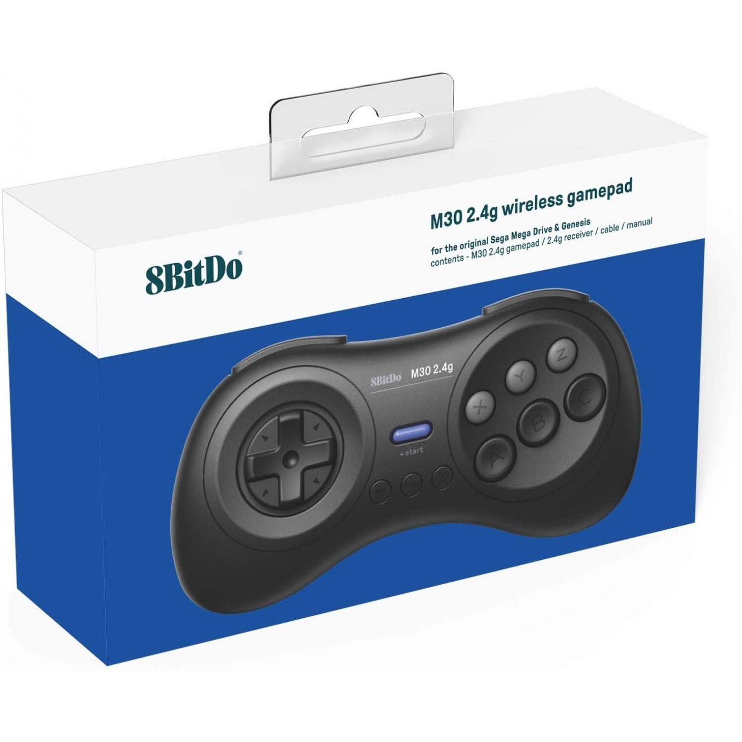 8bitdo M30 2.4G Mega Drive Black - Wireless Controller - Sega Mega Drive - Gaming Zubehoer 6922621500834