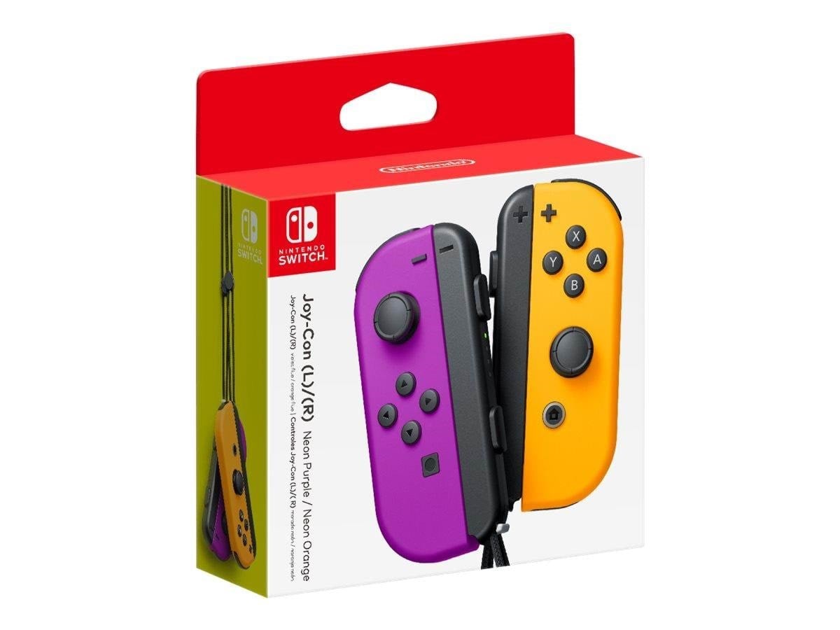 Nintendo Joy-con Pair Neon Purple/ Neon Orange - Wireless Controller - Nintendo Switch - Gaming Zubehoer 0045496431310