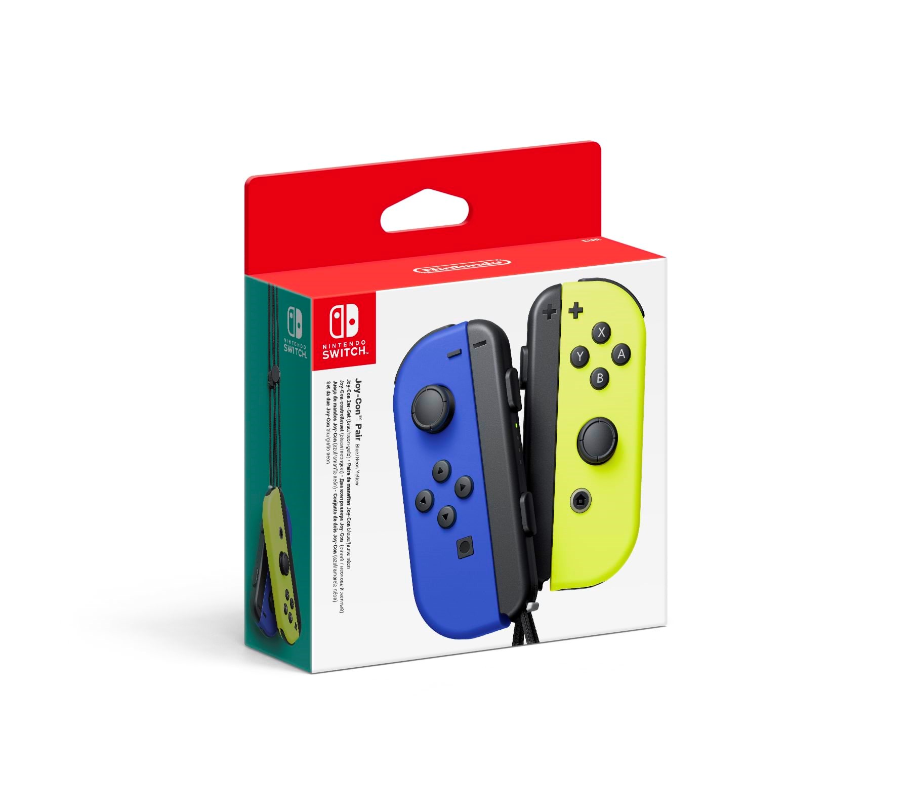 Nintendo Joy-con Pair Blue/neon Yellow - Wireless Controller - Nintendo Switch - Gaming Zubehoer
