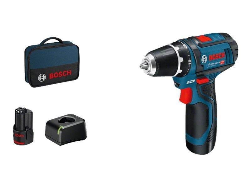 Bosch Professional Gsr 12 V - 15 W/ 2 x 2 Ah Charger - Schraubbohrmaschinen