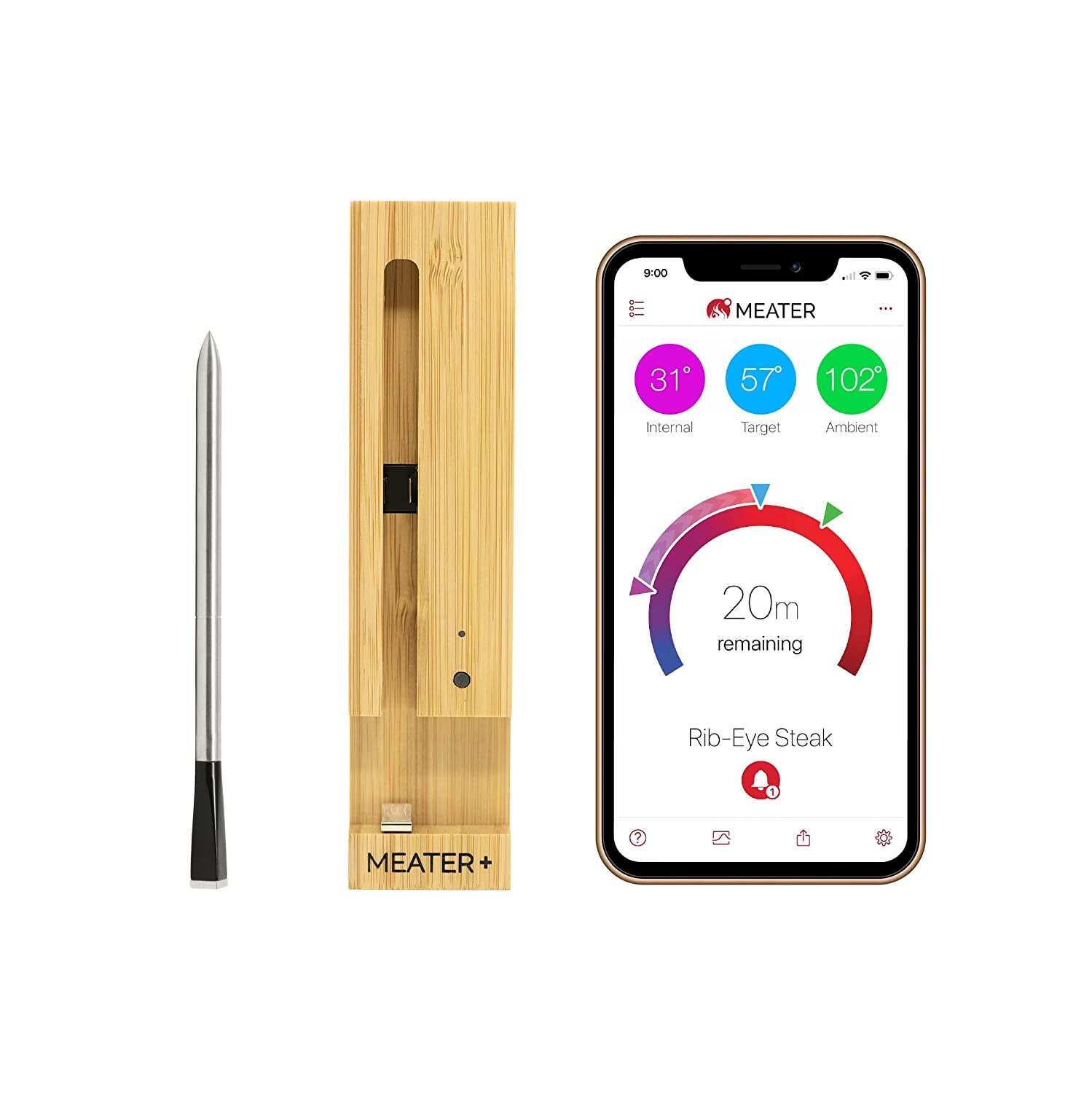 Meater Plus - Wireless Cooking Thermometer - Grill Und Zubehoer