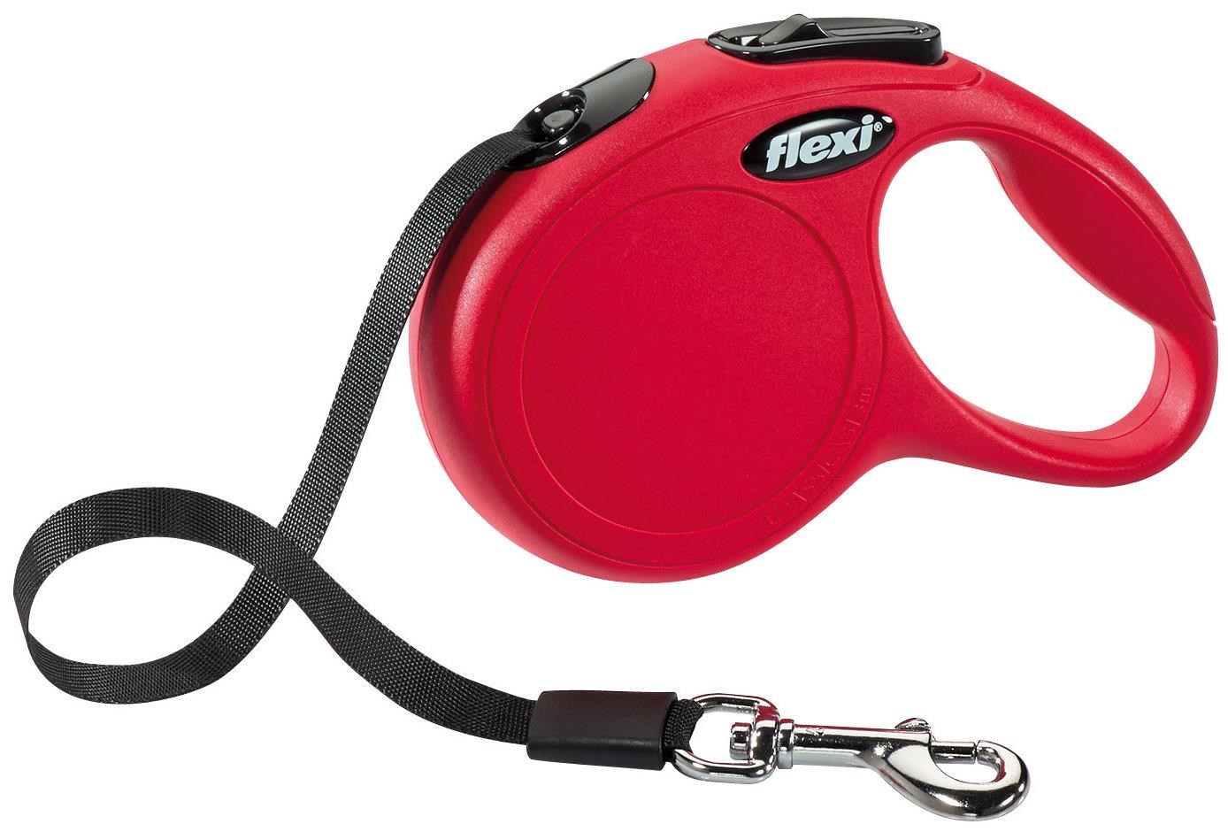 Flexi New Classic L Leash 8 m Red, 50kg - Hunde Fl-3006
