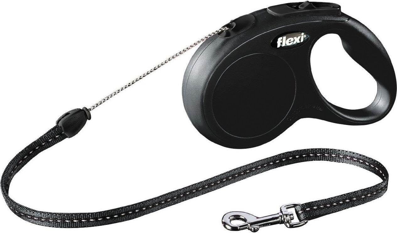 Flexi New Classic S Leash 5 m Black - Hunde