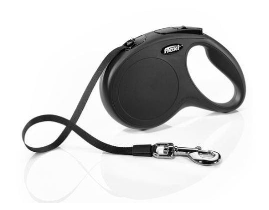 Flexi New Classic Leash L 5M 50 kg Black - Hunde