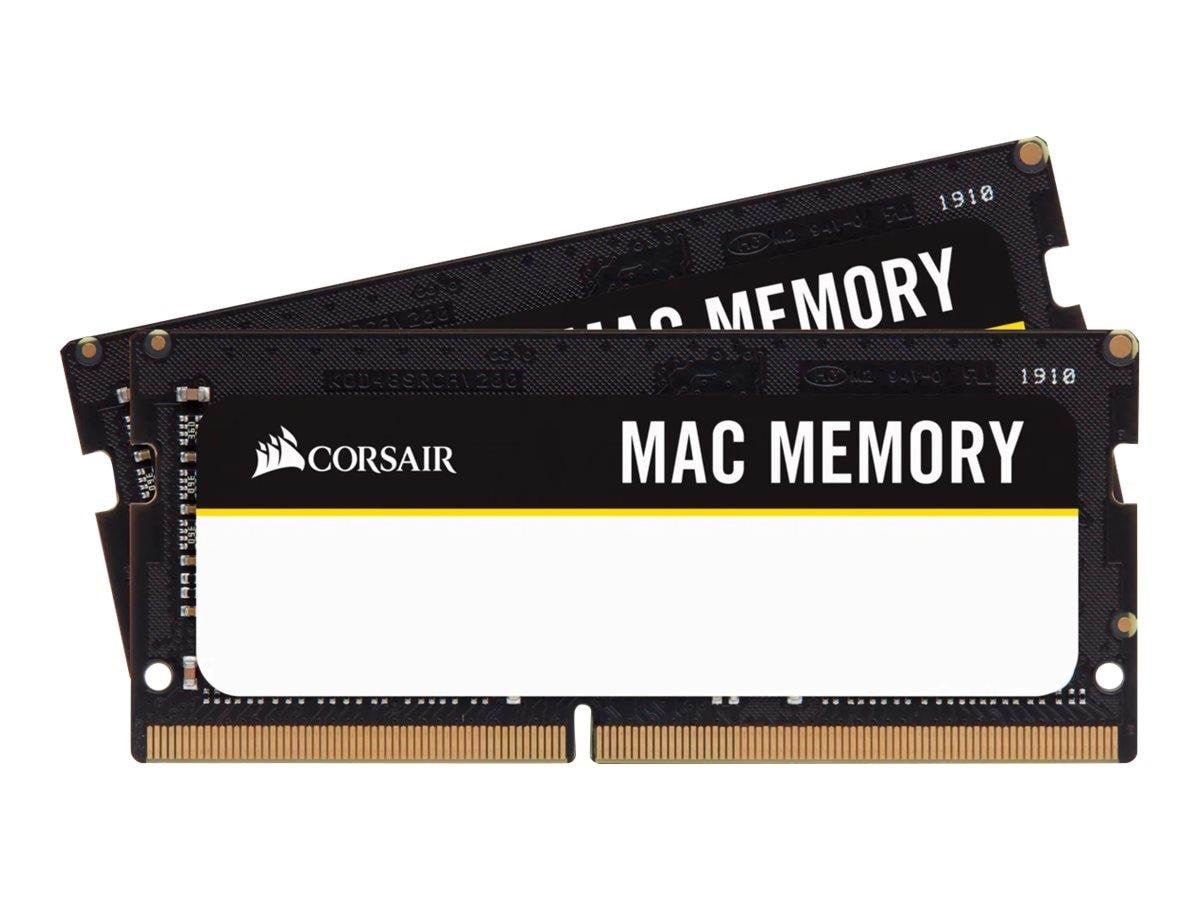 Corsair Apple Mac Memory Ddr4-2666 - 32gb - Cl18 - Dual Channel (2 Pcs) - Schwarz - Ram Cmsa32gx4m2a2666c18