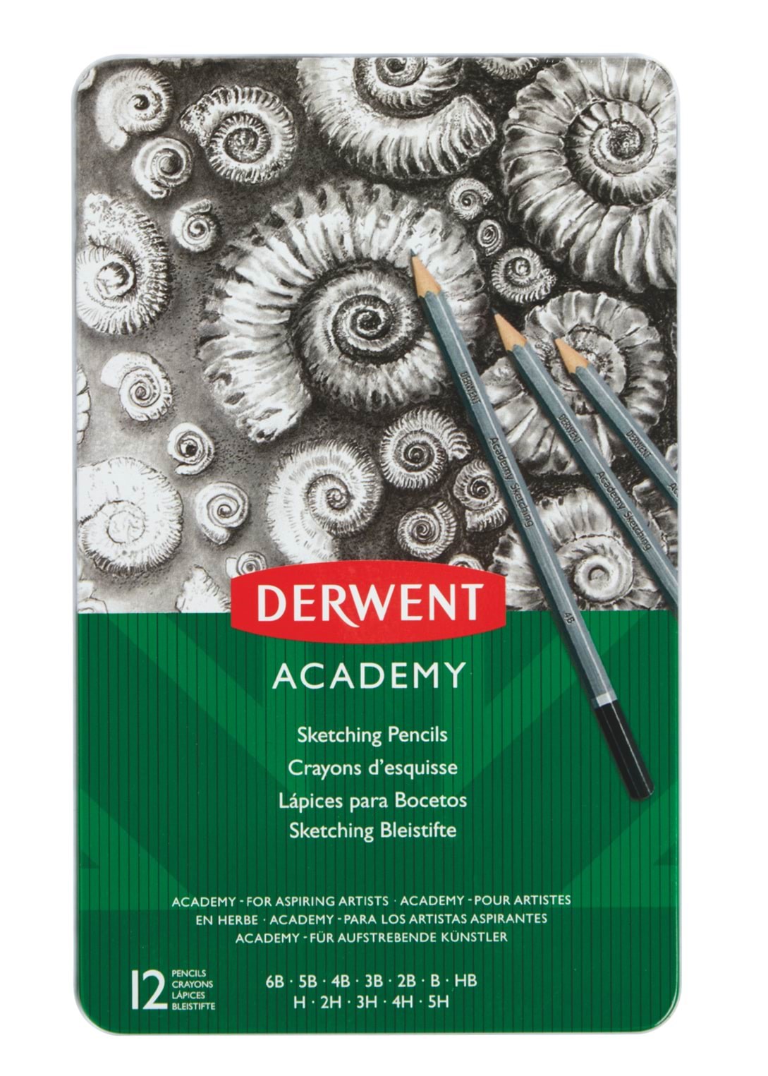 Derwent Sketching Pencils (Wallet of 12) - Hobby Zubehoer