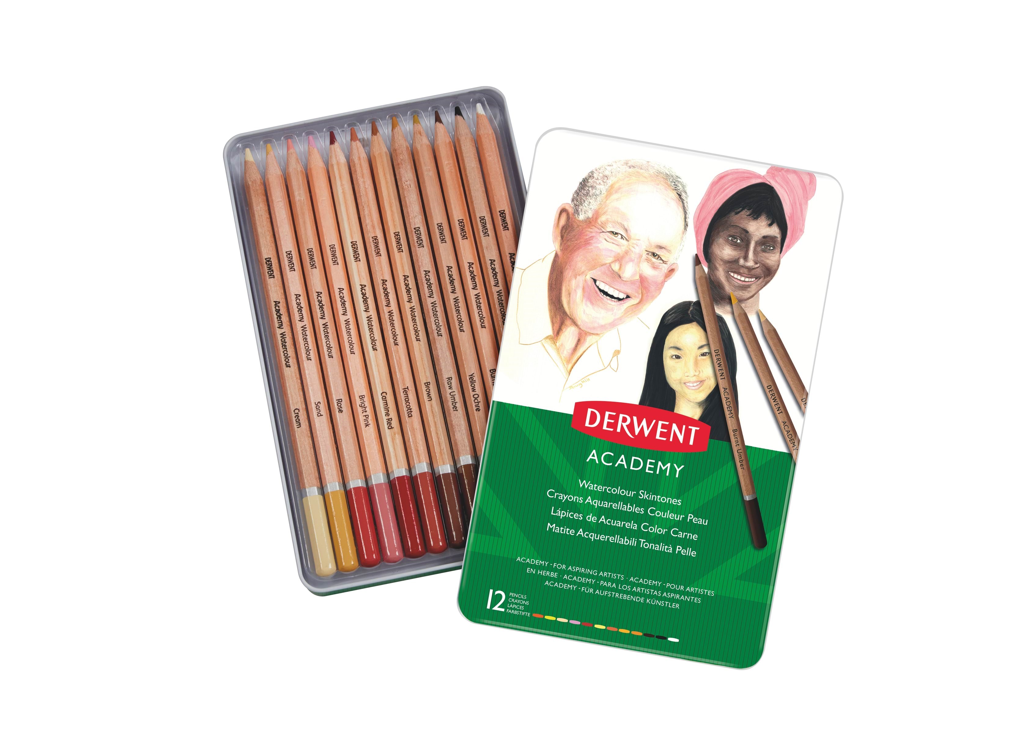 Derwent Academy Skintones - Utensilien Zum Schreiben Und Zeichnen