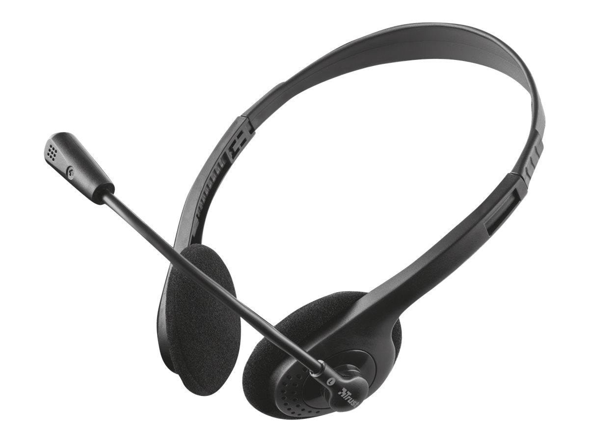 Kopfhörer - Trust Primo Chat Headset For PC And Laptop - Kopfhoerer/headsets