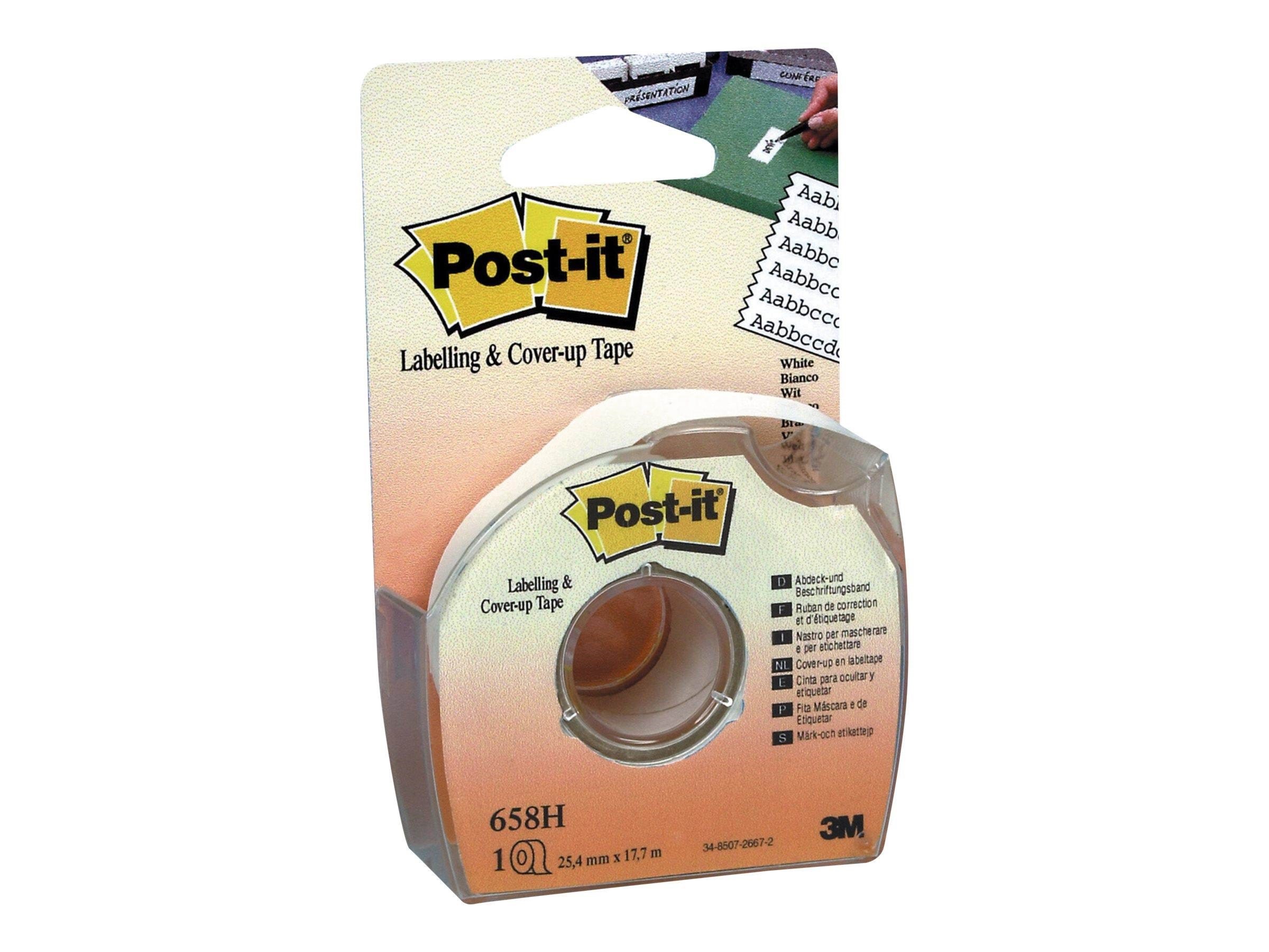 Post-it Korrektionstape M/dispenser 25mmx17m Hvid - Klebeband Und Kleber
