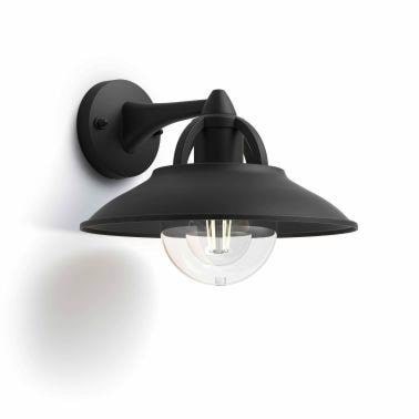 Philips Cormorant Wall Lantern Black 1x42w 230v - Lampen 915005553301