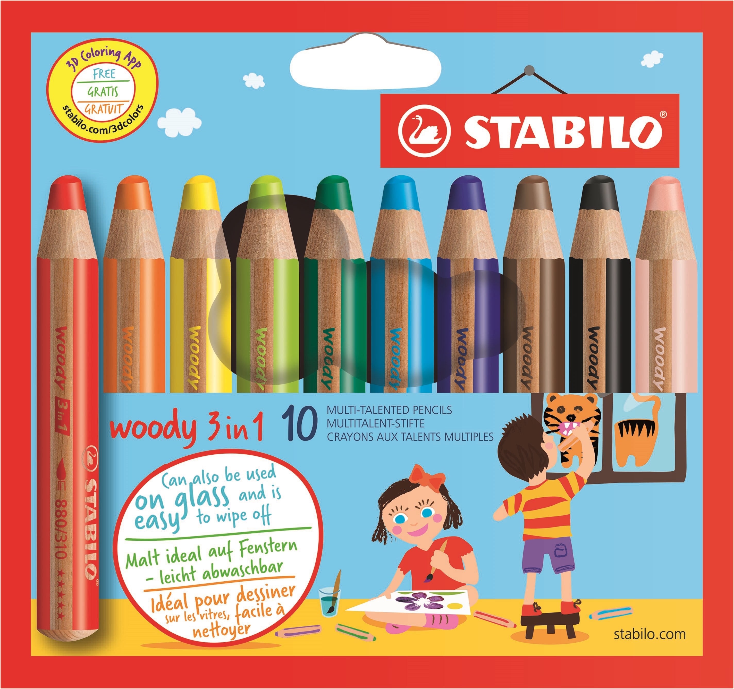 Stabilo Woody 3 in 2 - Hobby Zubehoer
