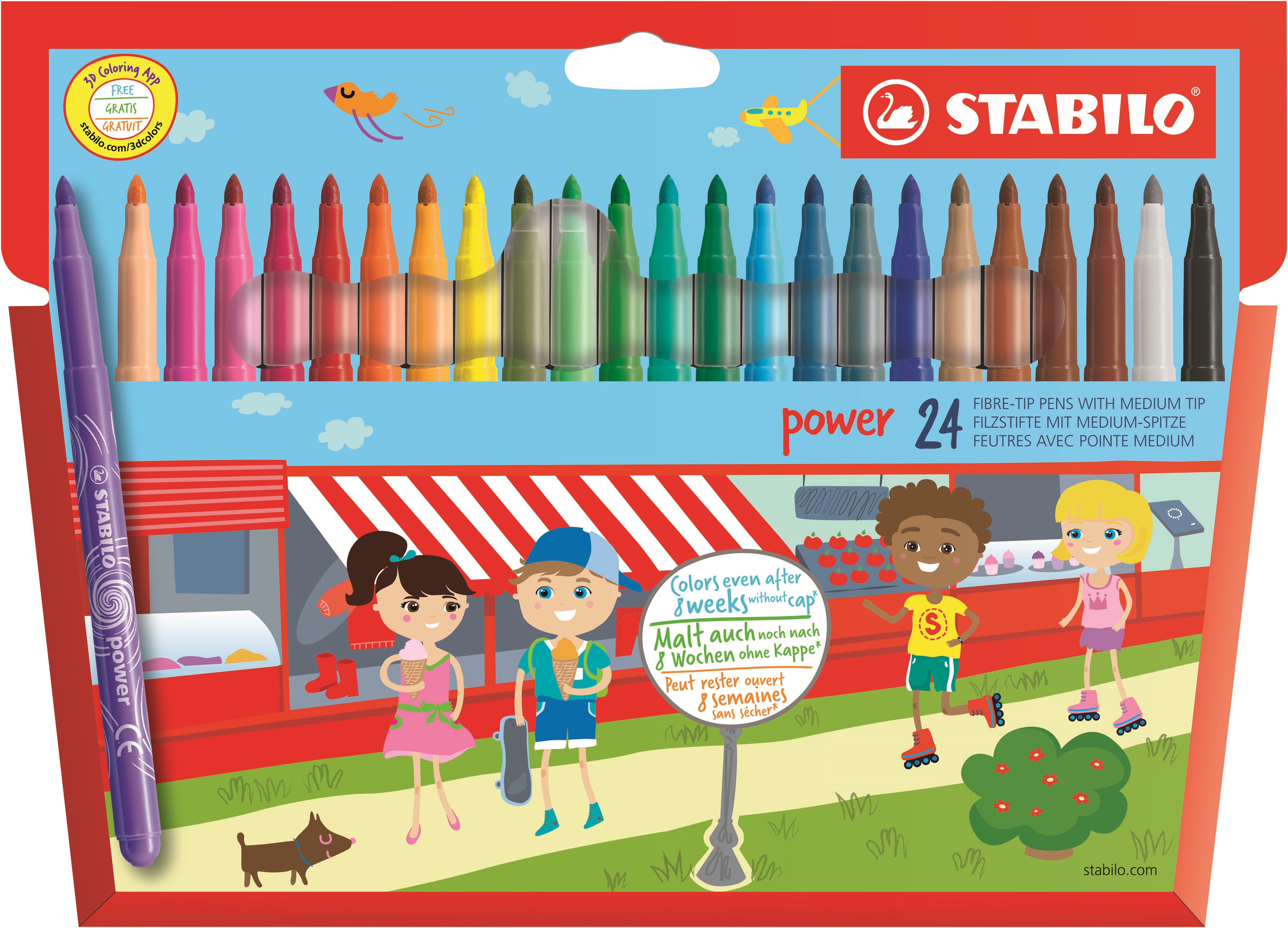 Stabilo Power - Hobby Zubehoer Buntstifte 280/24-01