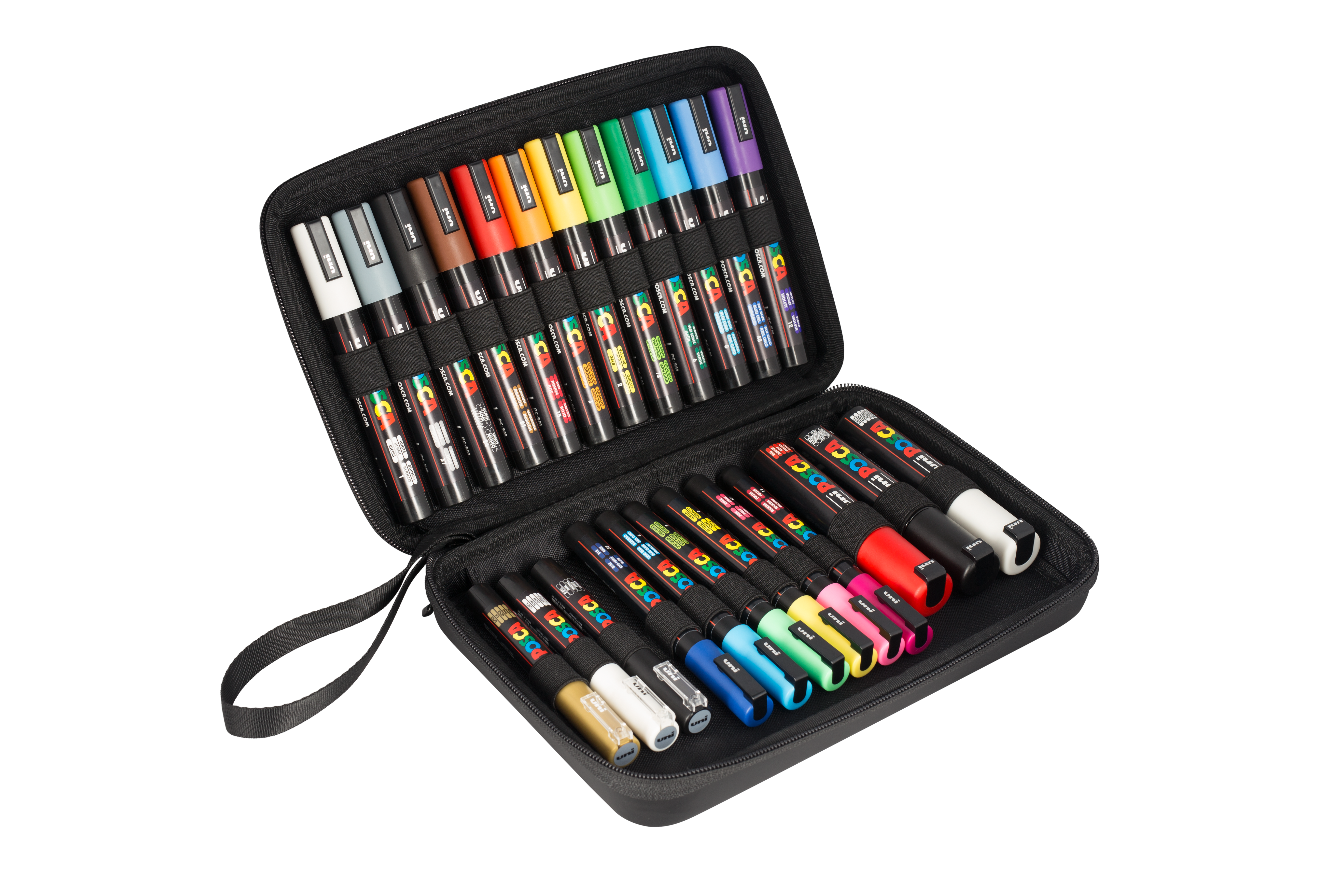 Posca - 24 Pcs - Water-based - Assorted Colours - Utensilien Zum Schreiben Und Zeichnen 401532