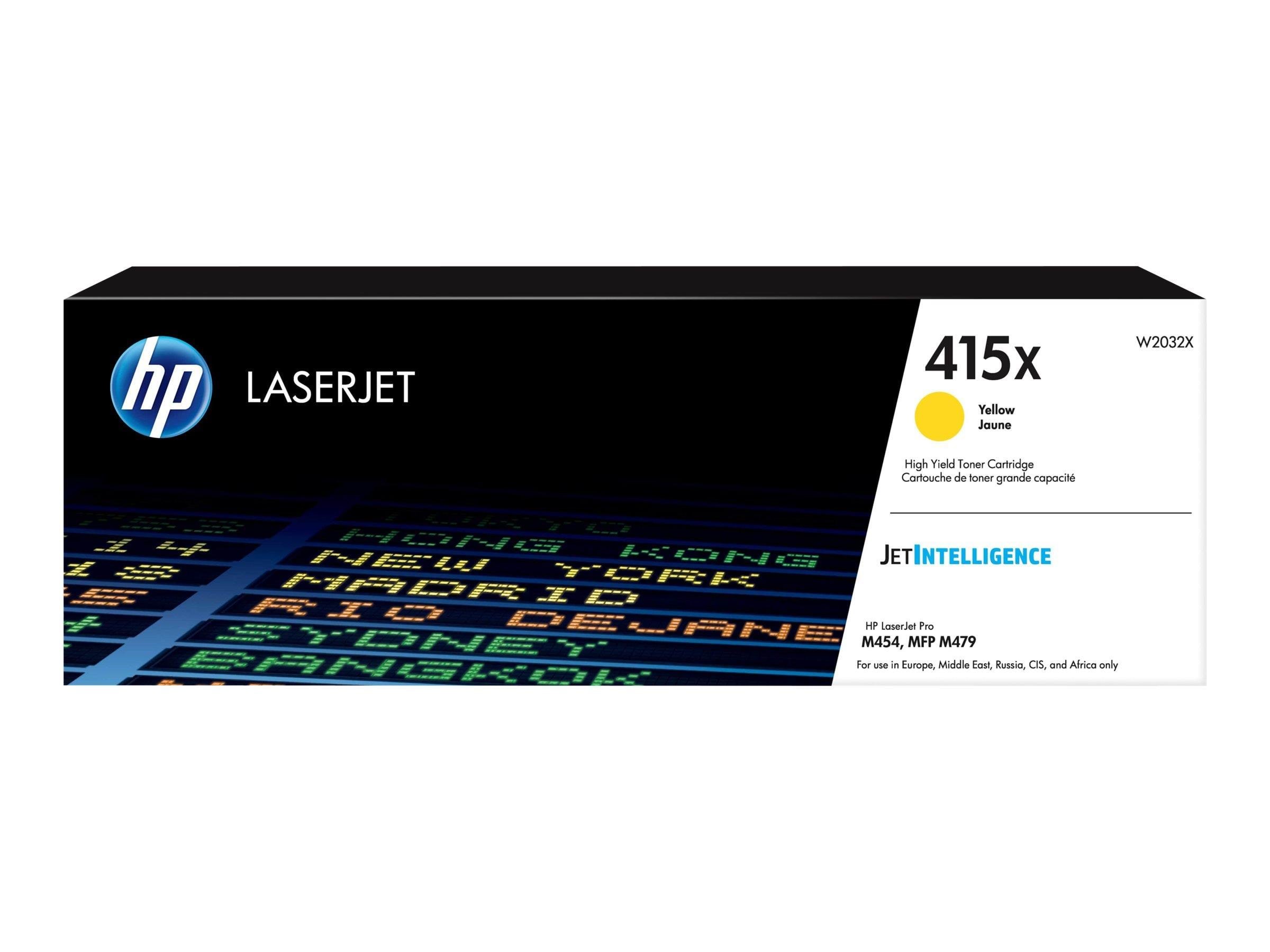 HP 415x / W2032x High Capacity Yellow Toner - Druckerzubehoer Tinte Toner Gelb