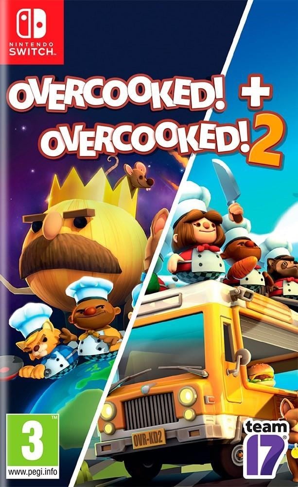 Overcooked + Overcooked 2 Double Pack - Nintendo Switch - Party - Pegi 3 - Spiele 5056208806116