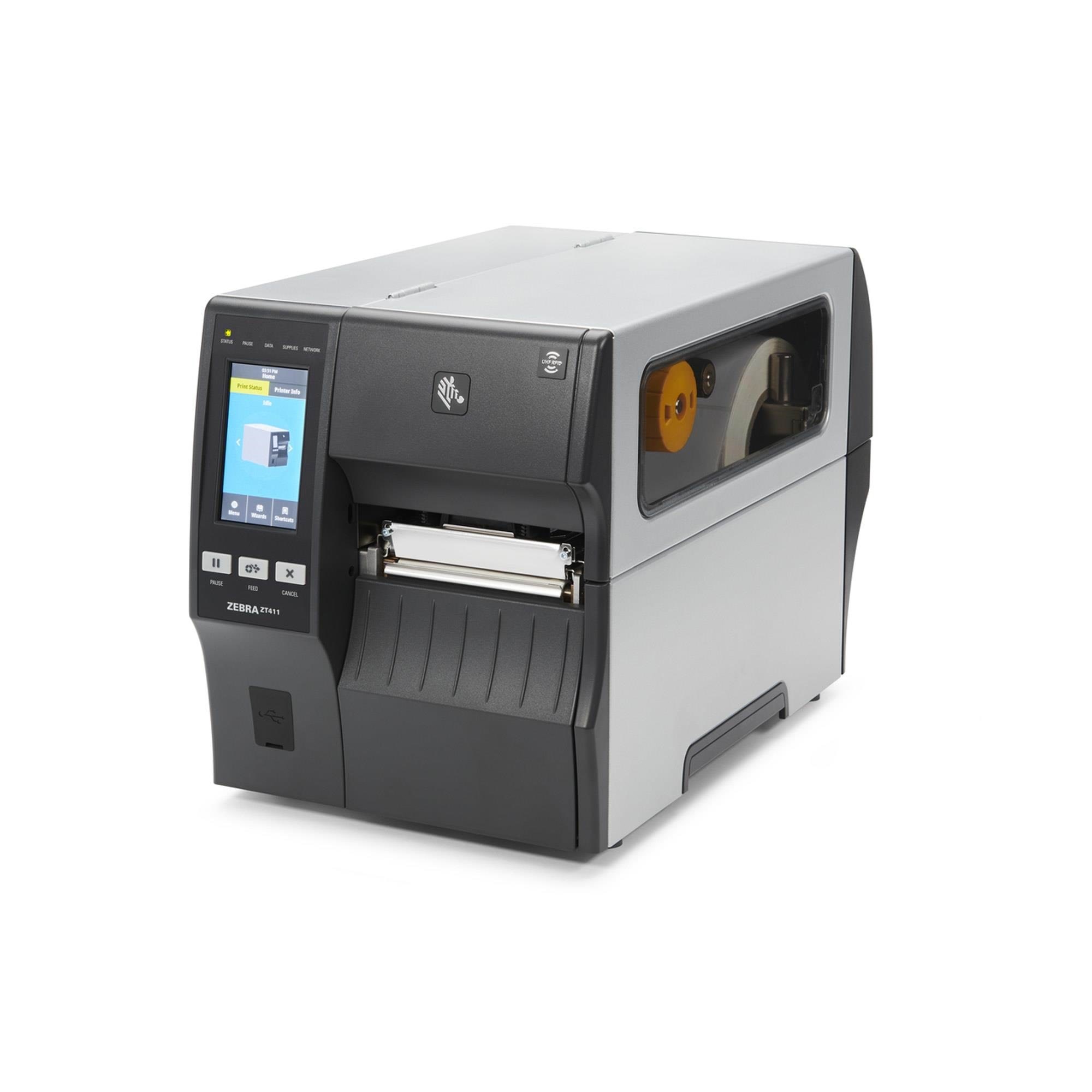 Zebra Zt400 Series Zt411 Thermal Label Drucker - 203 Dpi | 356 Mm/s | Usb 2.0 | Bluetooth 4.1 Zt41142-t0e0000z