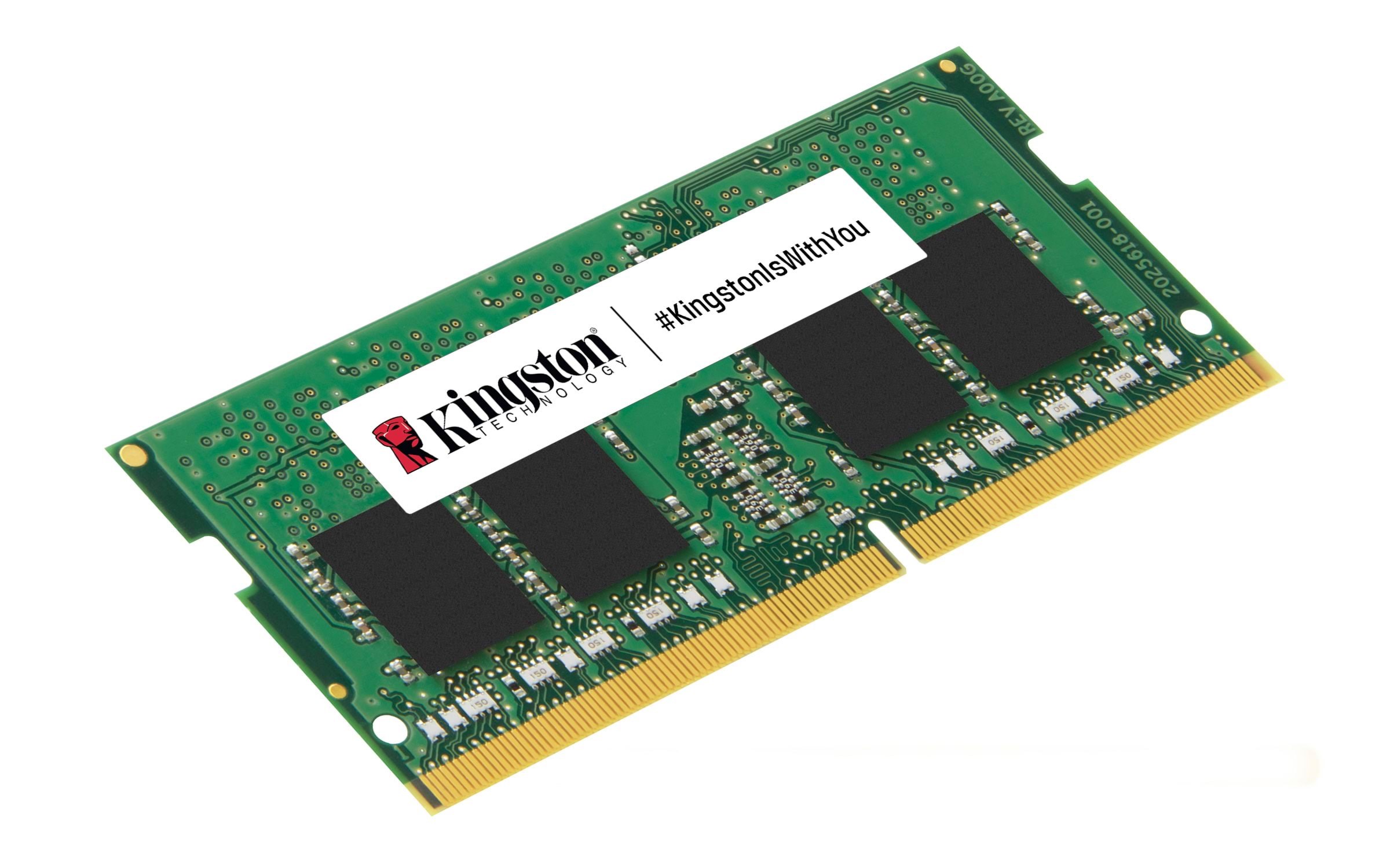 Kingston Valueram Sodimm Ddr4-3200 - 16gb - Cl22 - Single Channel (1 Pcs) - Grün