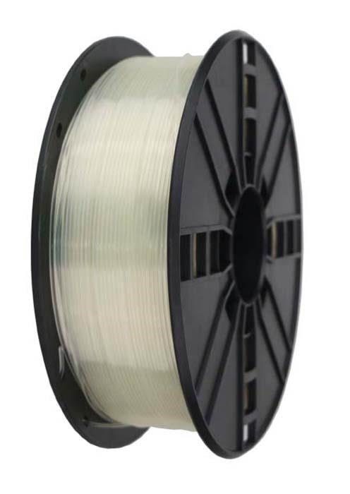 Gembird Pla Filament - Clear - 1.75mm ø - 1 kg - Filament 3D Drucker 3dp-pla1.75-01-tr