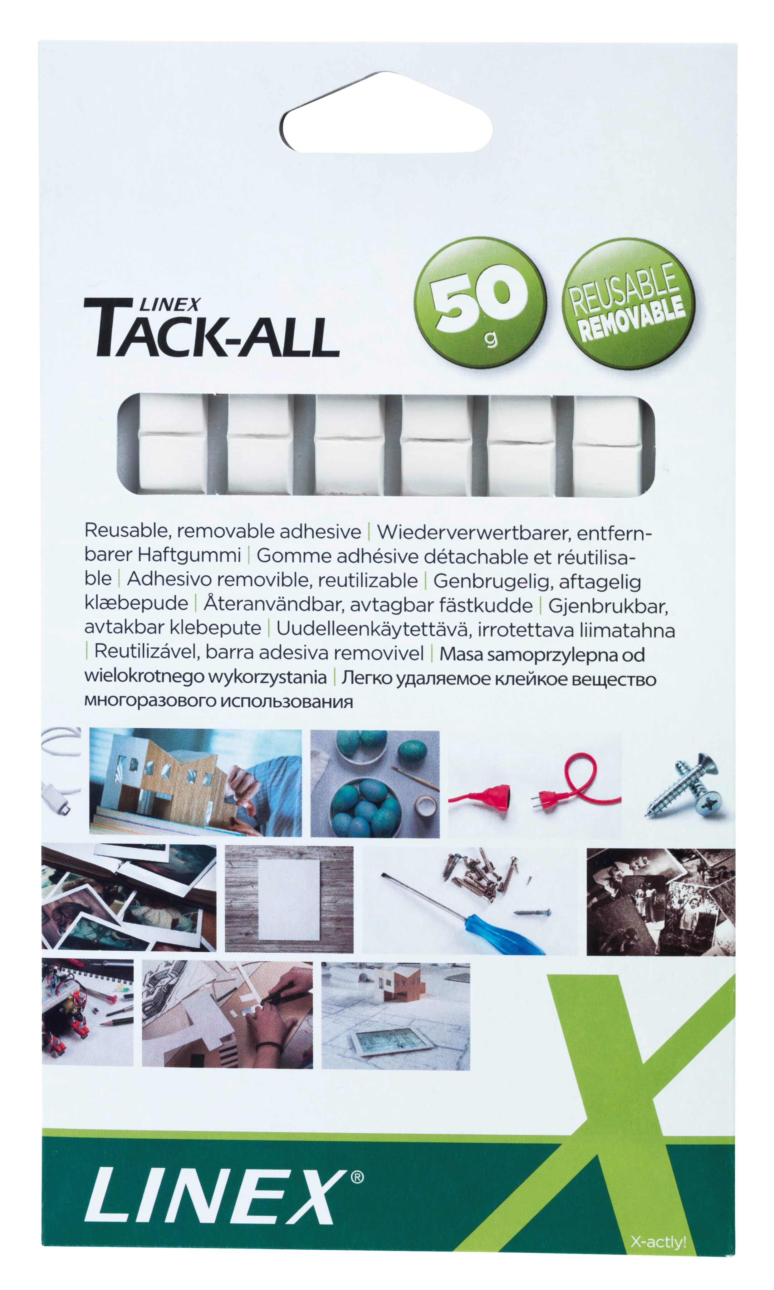 Linex Tack-all Adhesive Rubber - in Small Squares - Klebeband Und Kleber 400098267
