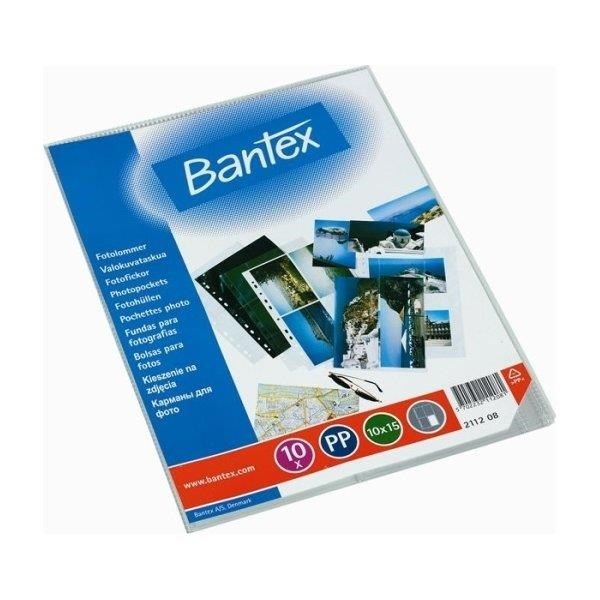 Bantex Photo Pocket 0.1 Mm 25 Pockets Transparant - Taschen Umschlaege Und Register 100467032