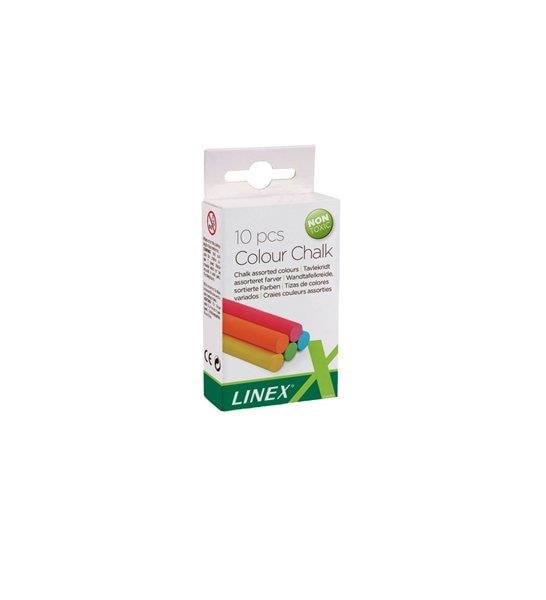 Linex Ccchc10 Coloured Chalk - Konferenz Und Praesentation