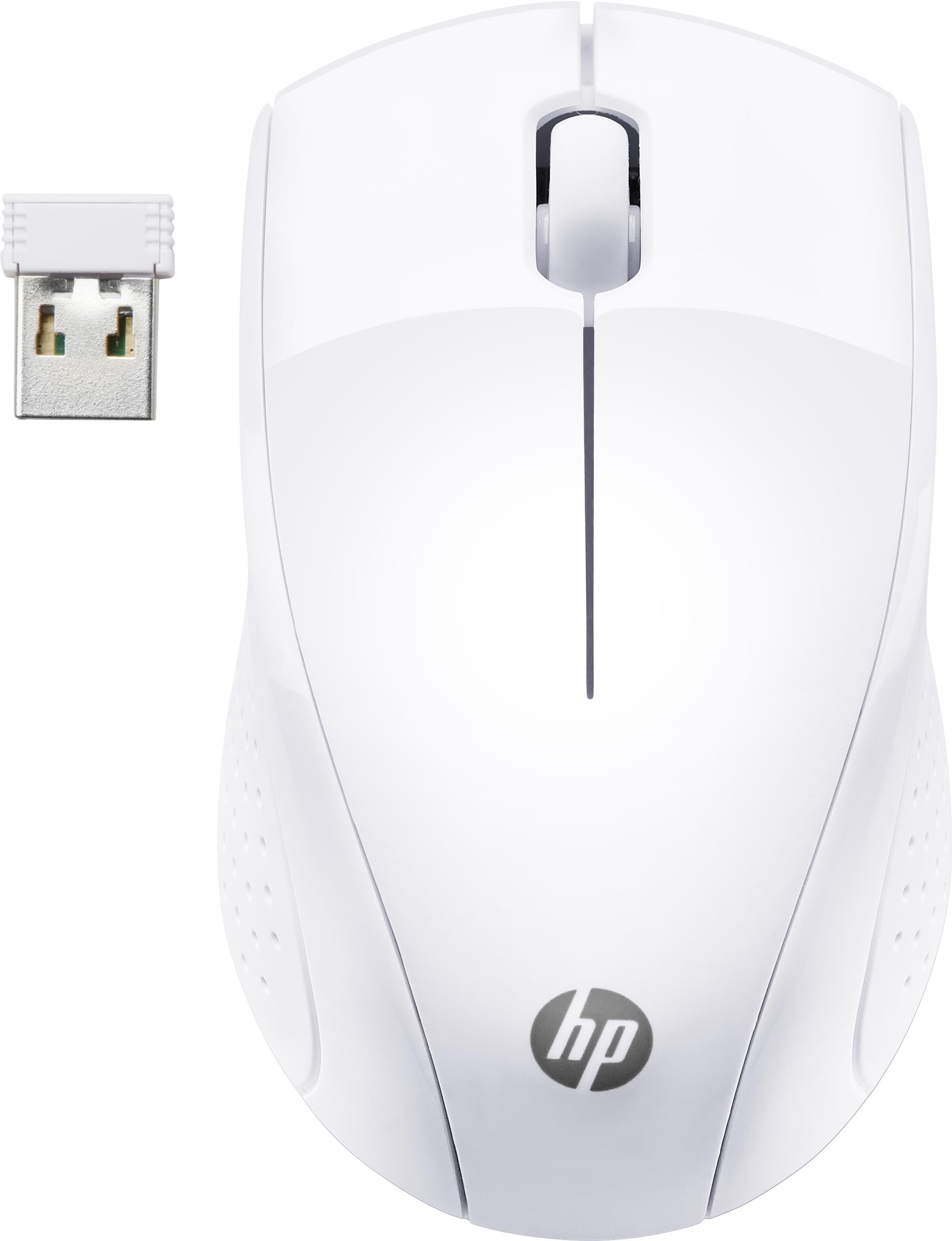 HP Wireless Mouse 220 (Snow White) - Maus (Weiß) 7kx12aa#Abb