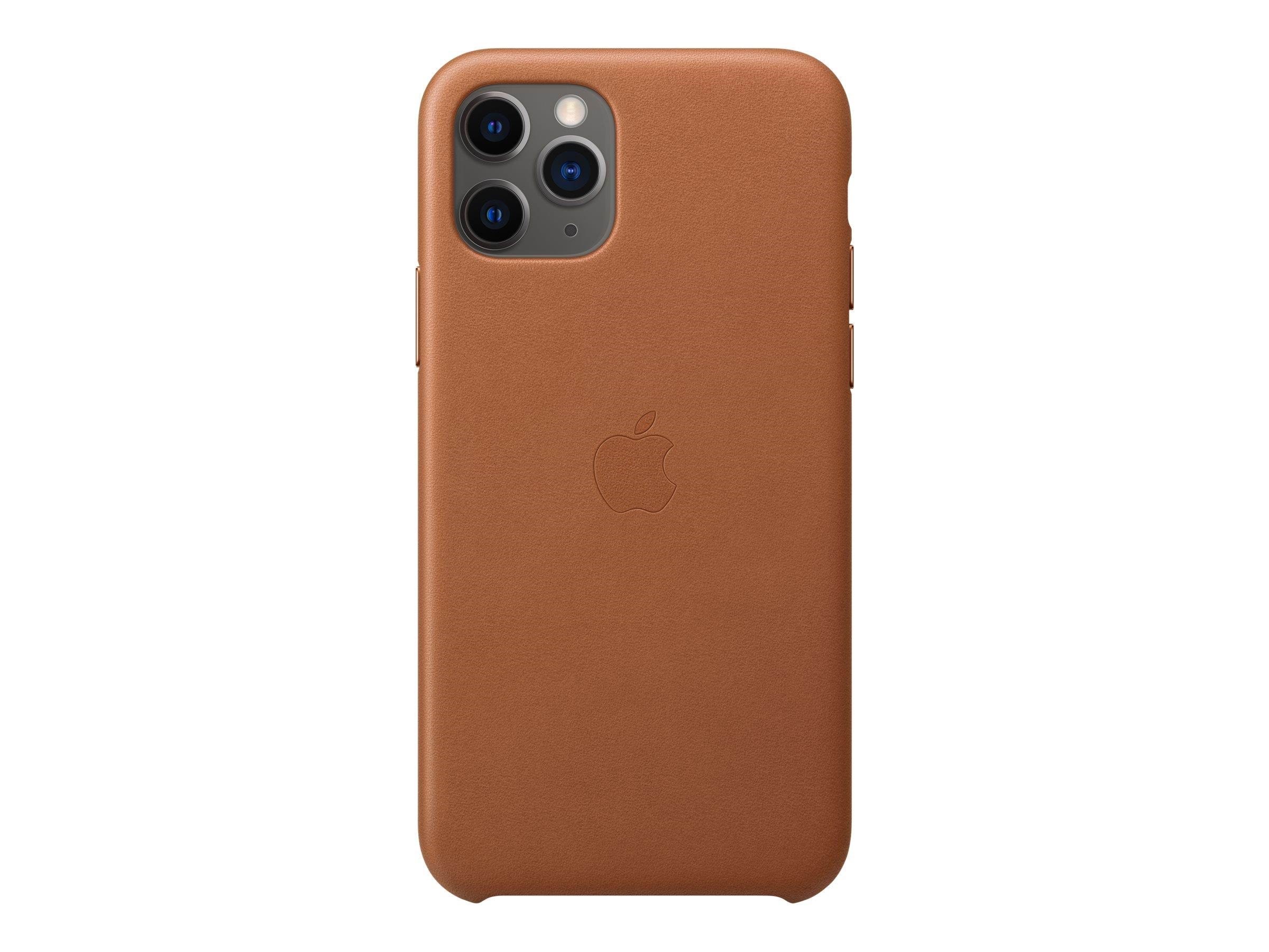 Apple Iphone 11 Pro Leather Case - Brown - Handys Cover Cases