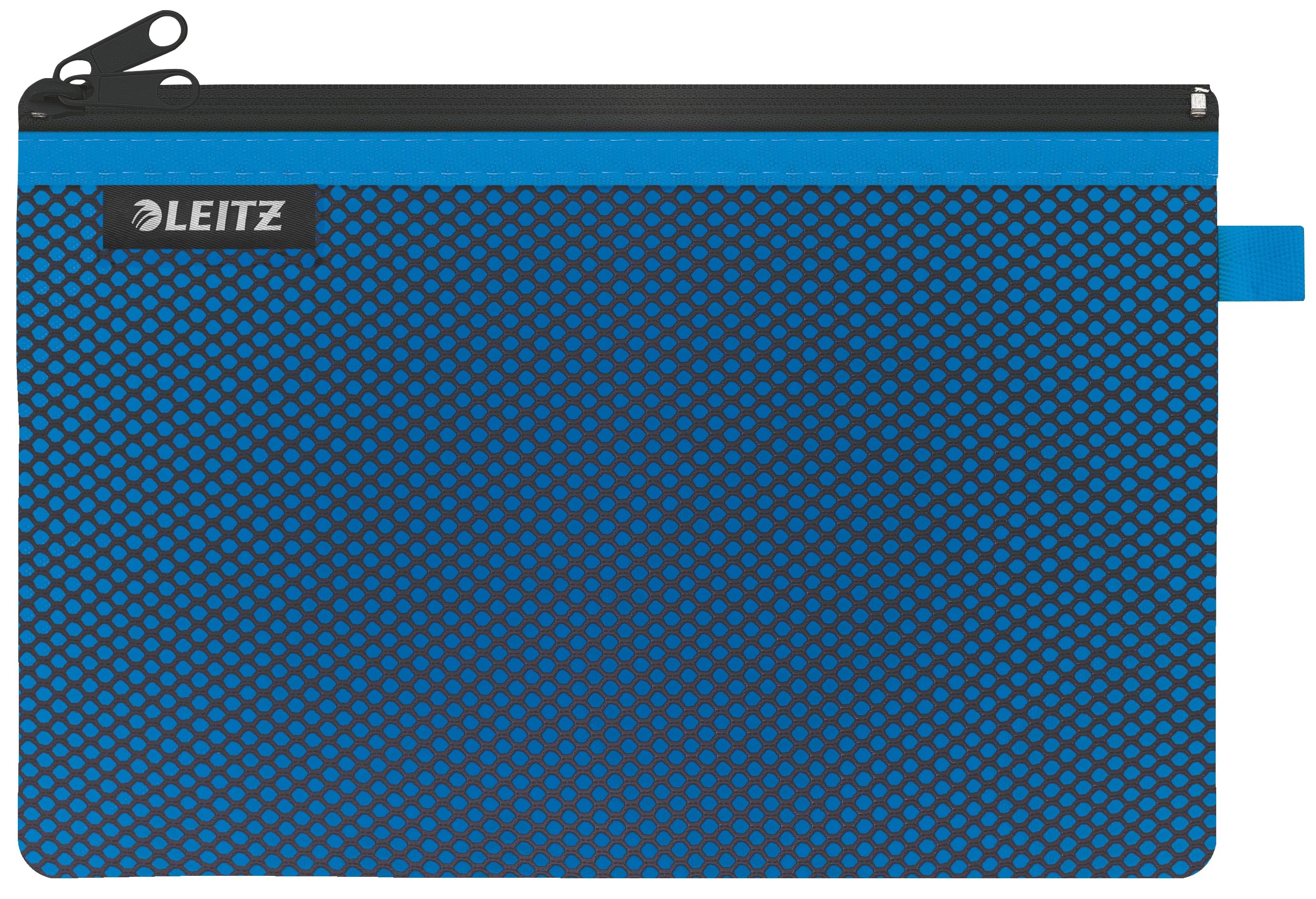 Leitz Wow Traveller Zip-beutel L Blau - Freizeit Reisen 40130036