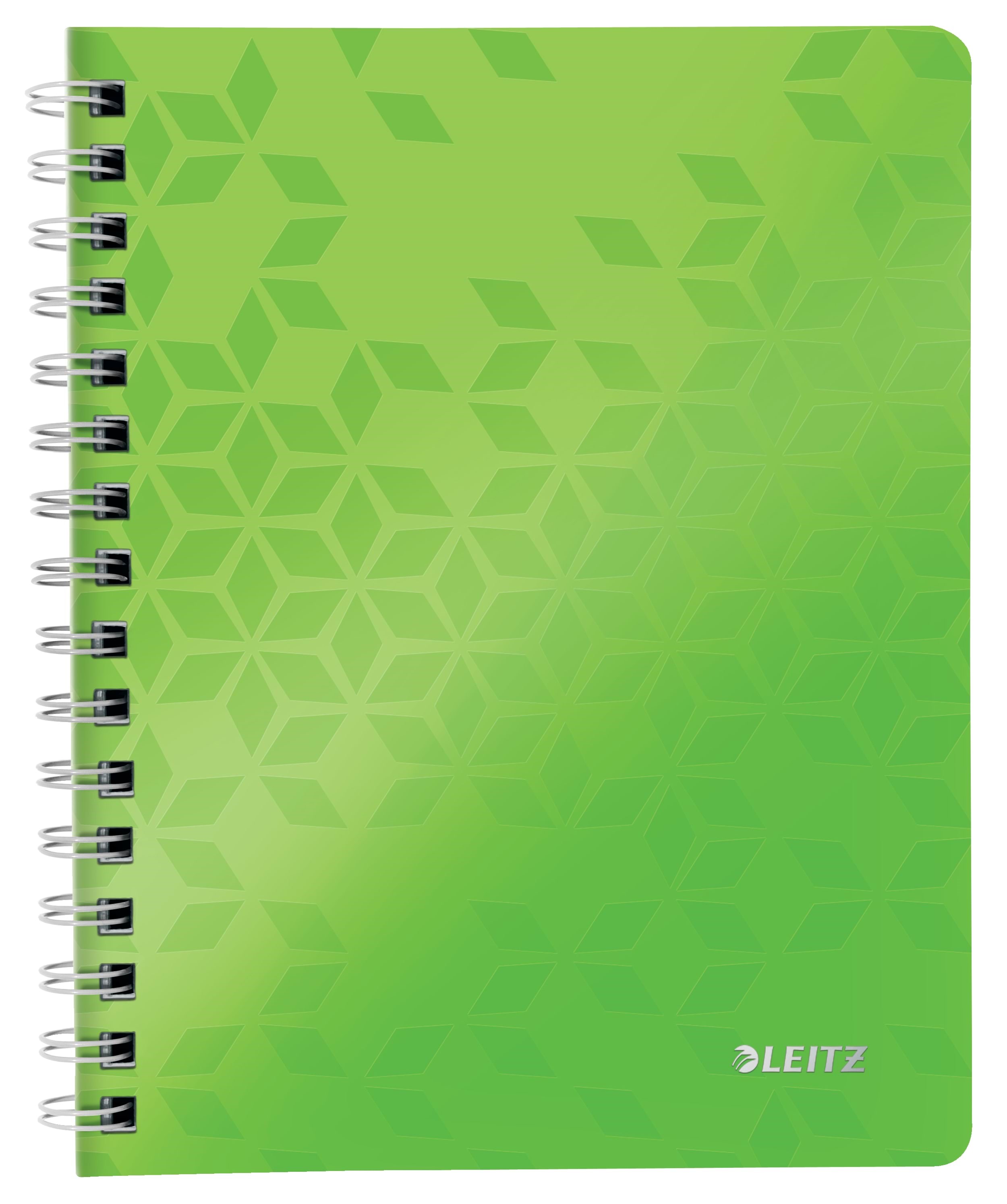 Leitz Wow Collegeblock A5 Liniert, Spiralgebunden Mit Pp-einband Grün - Bloecke Formulare Und Notizbuecher
