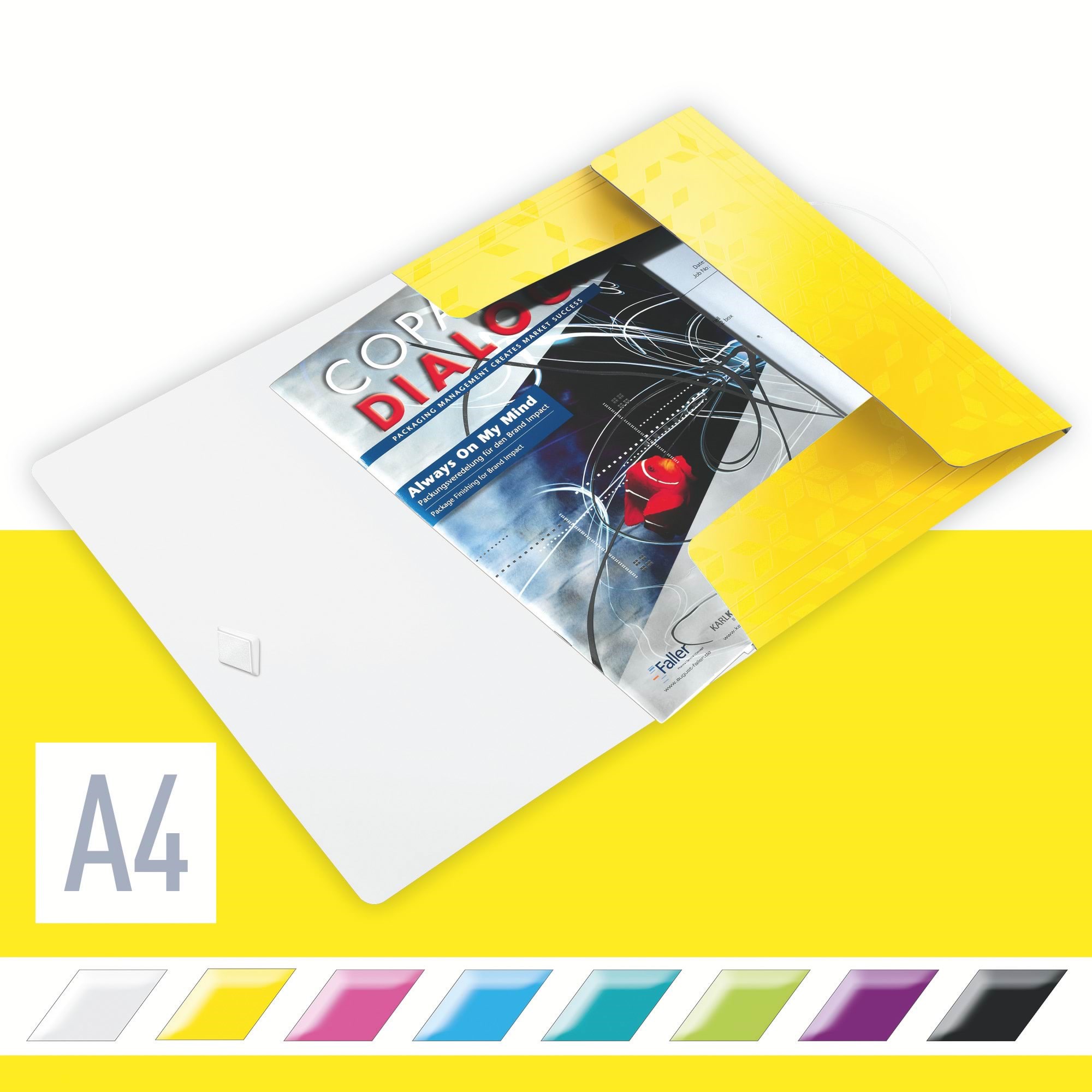 Leitz Wow Eckspannermappe Gelb - Mappenund Clipboards