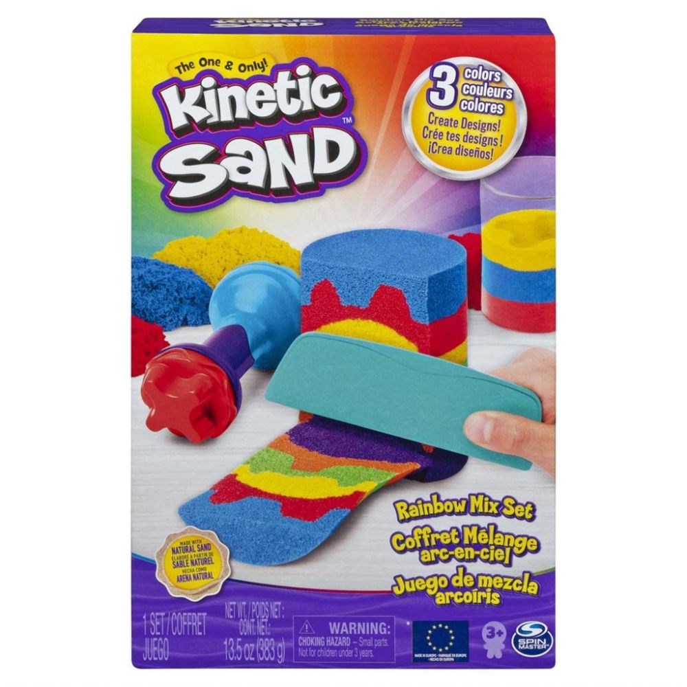 Kinetic Sand Rainbow Mix Set - Kreativ Spiele 6053691