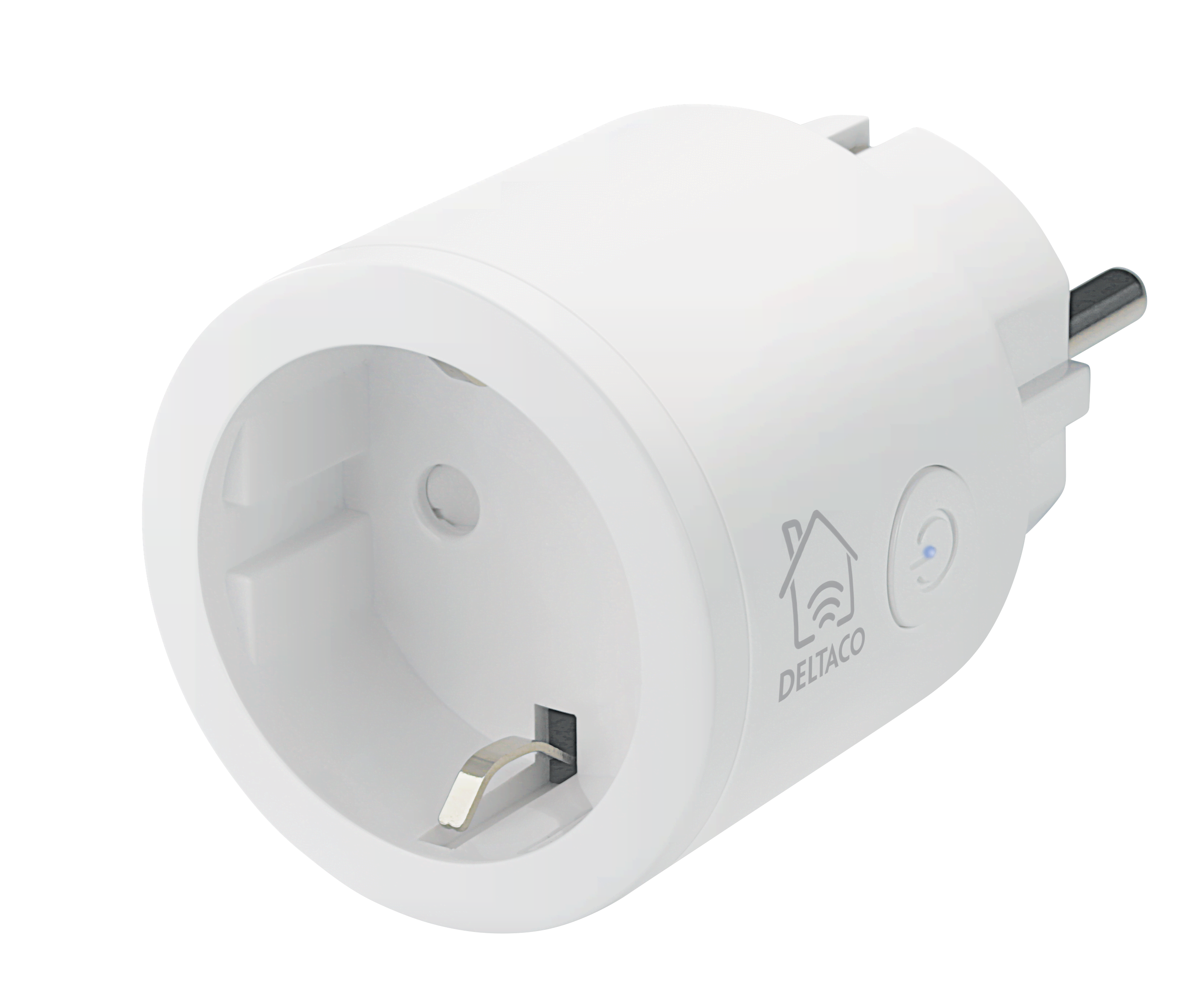 Deltaco Smart Home Switch Wifi 2.4ghz 1xcee 7/3 10a Timer 220-240v White Sh-p01