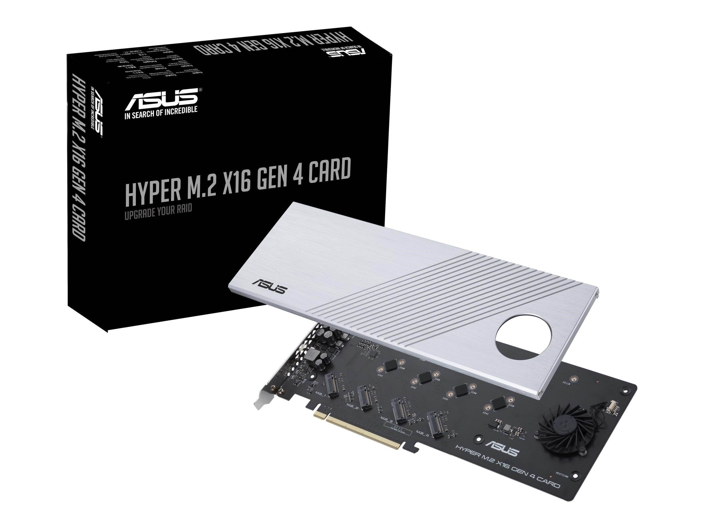 Asus Hyper M.2 X16 Gen 4 Card - Festplatten Zubehoer 90mc08a0-m0eay0
