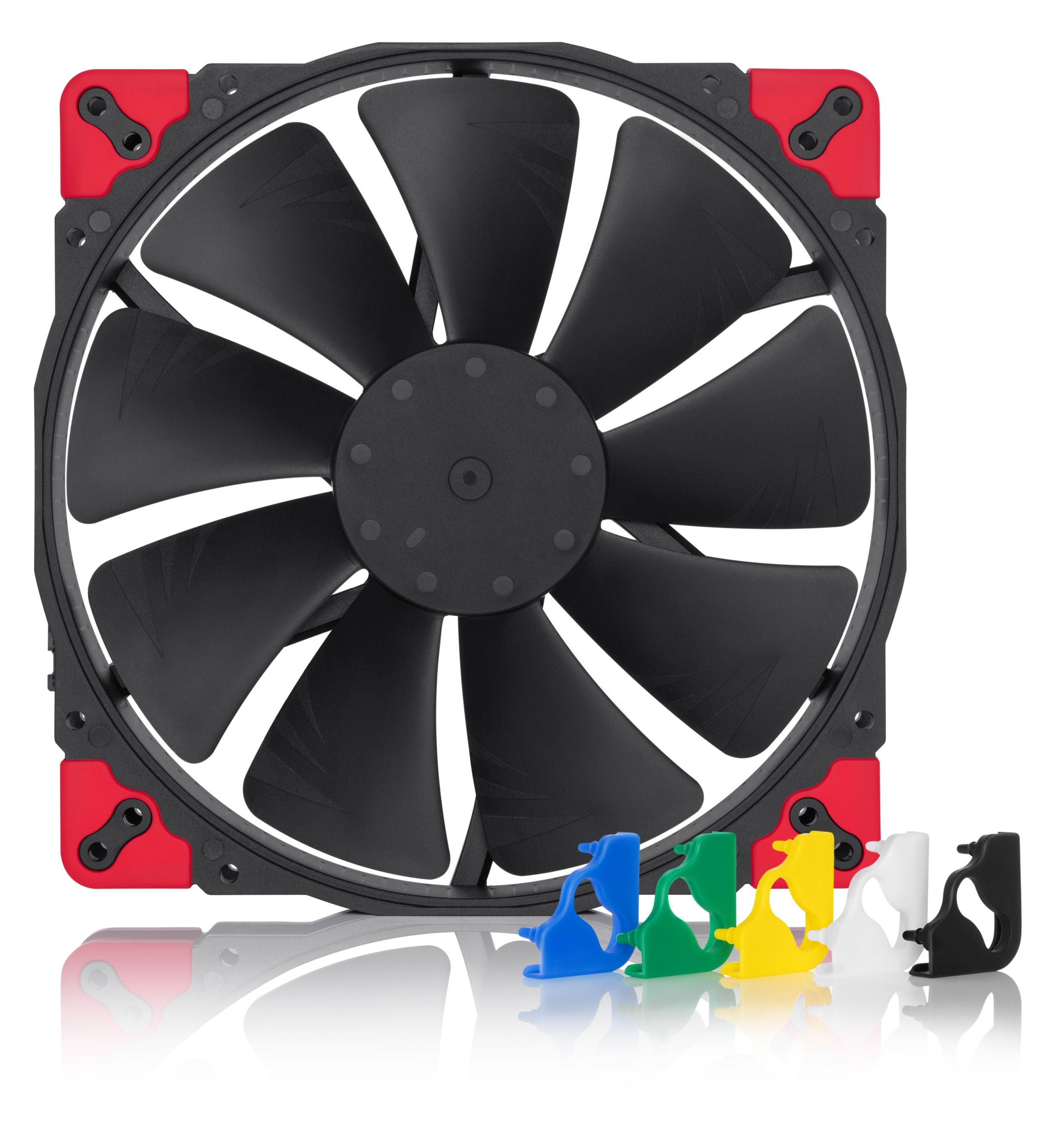 Noctua Nf-a20 Pwm Chromax.Black.Swap - Gehäuselüfter - 200mm - Schwarz - 18 Dba - Gehaeuseluefter