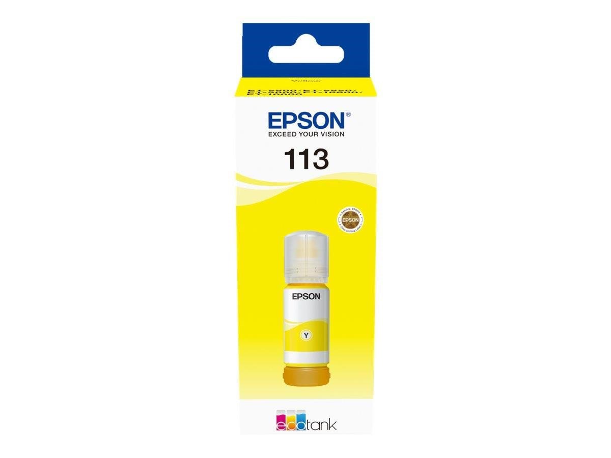 Epson Ecotank 113 Yellow Ink - Druckerzubehoer Tinte Toner Gelb C13t06b440