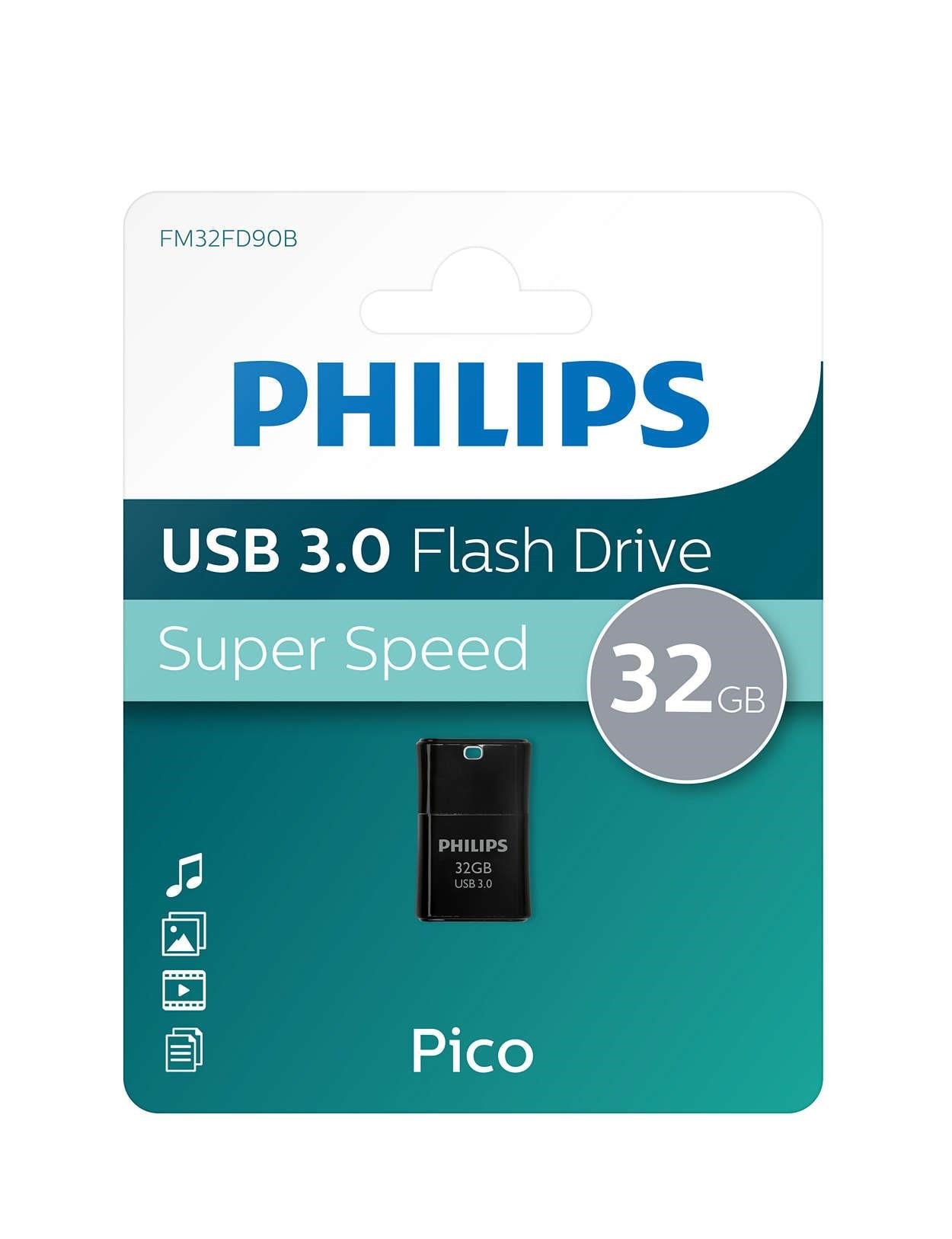 Philips Usb Flash Drive - 32gb - Pico Edition 3.0 - 32gb - Usb-stick - Usb Stick