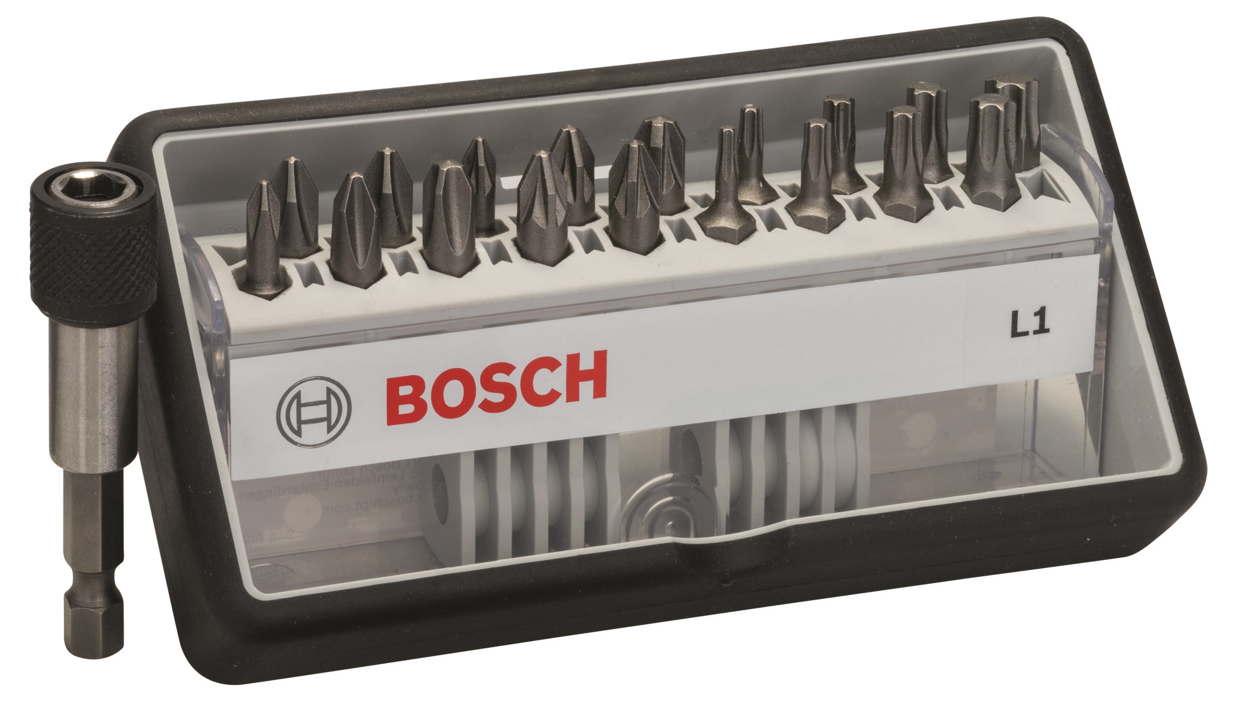 Bosch Bitssæt Robustline L1 XH Ph/pz/tx 18 Stk - Bohrer Bits